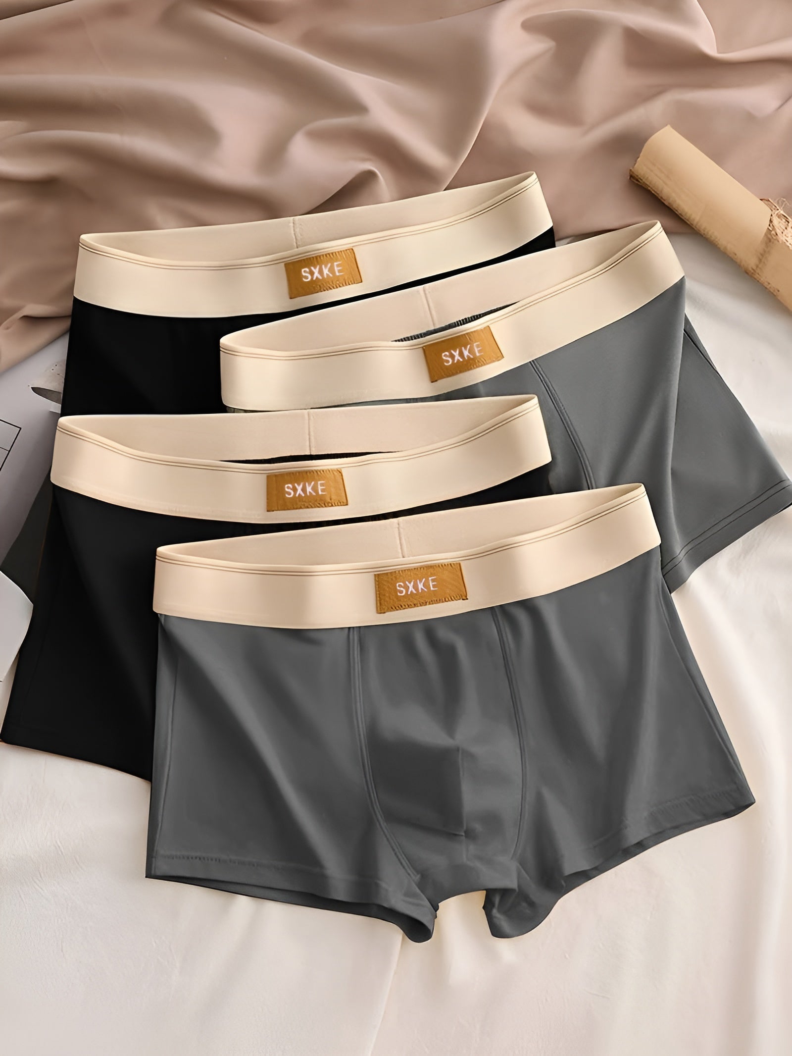 Klemens Underwear - Atmungsaktive und antibakterielle Baumwoll-Boxershorts Elegare