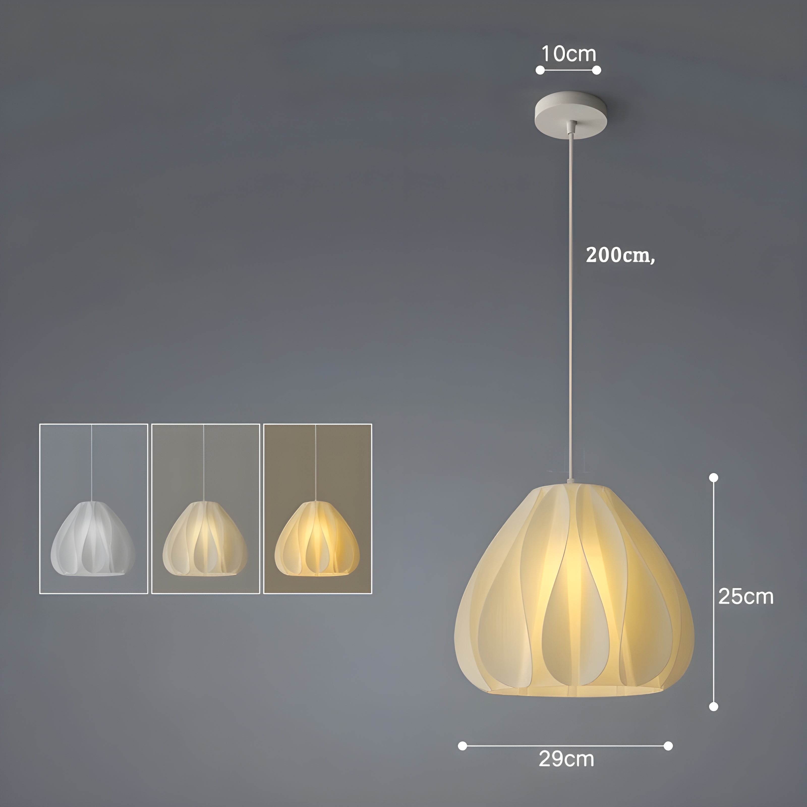 FloraBloom Light - Noordse 3D-Geprinte Bloem als Hanglamp