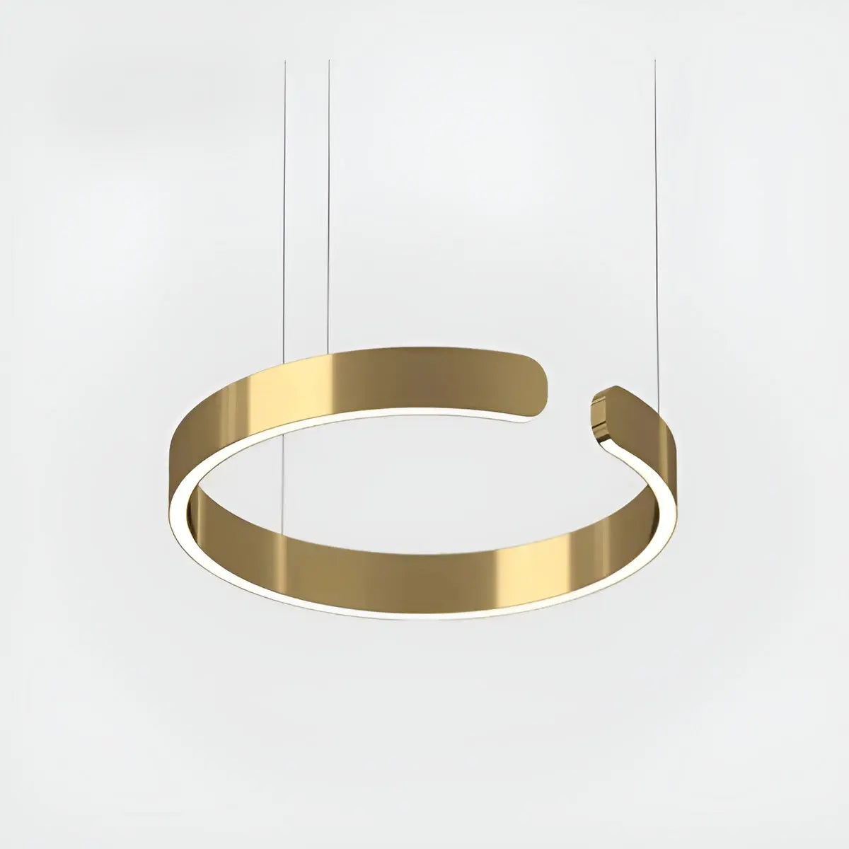 RingShine Chandelier - Scandinavische Ronde LED Hanglamp met Dimbare Verlichting - Velari - VLP086