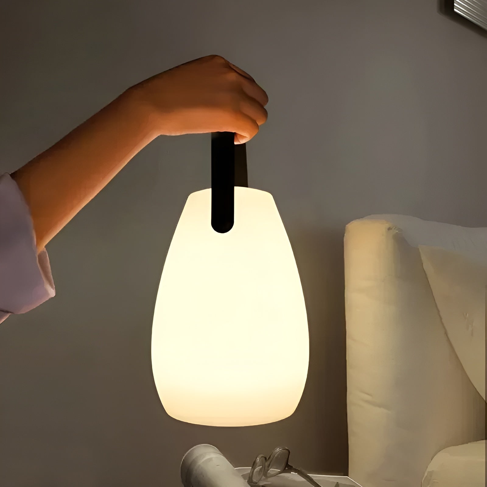 LuminaFusion Lampe - Tragbare Wasserdichte Kabellose Tischlampe Elegare