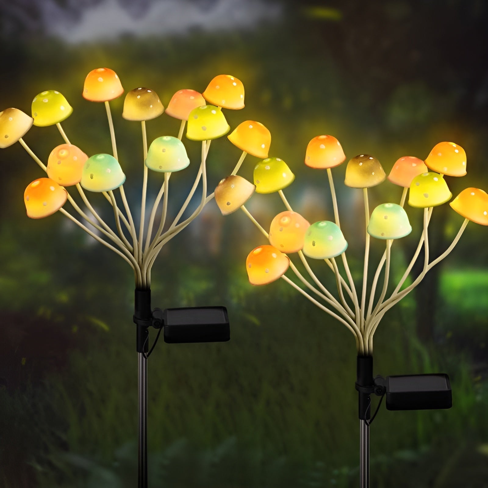 RadiantMushroom Light - Solar-Powered Mushroom Outdoor LED Lights Elegare