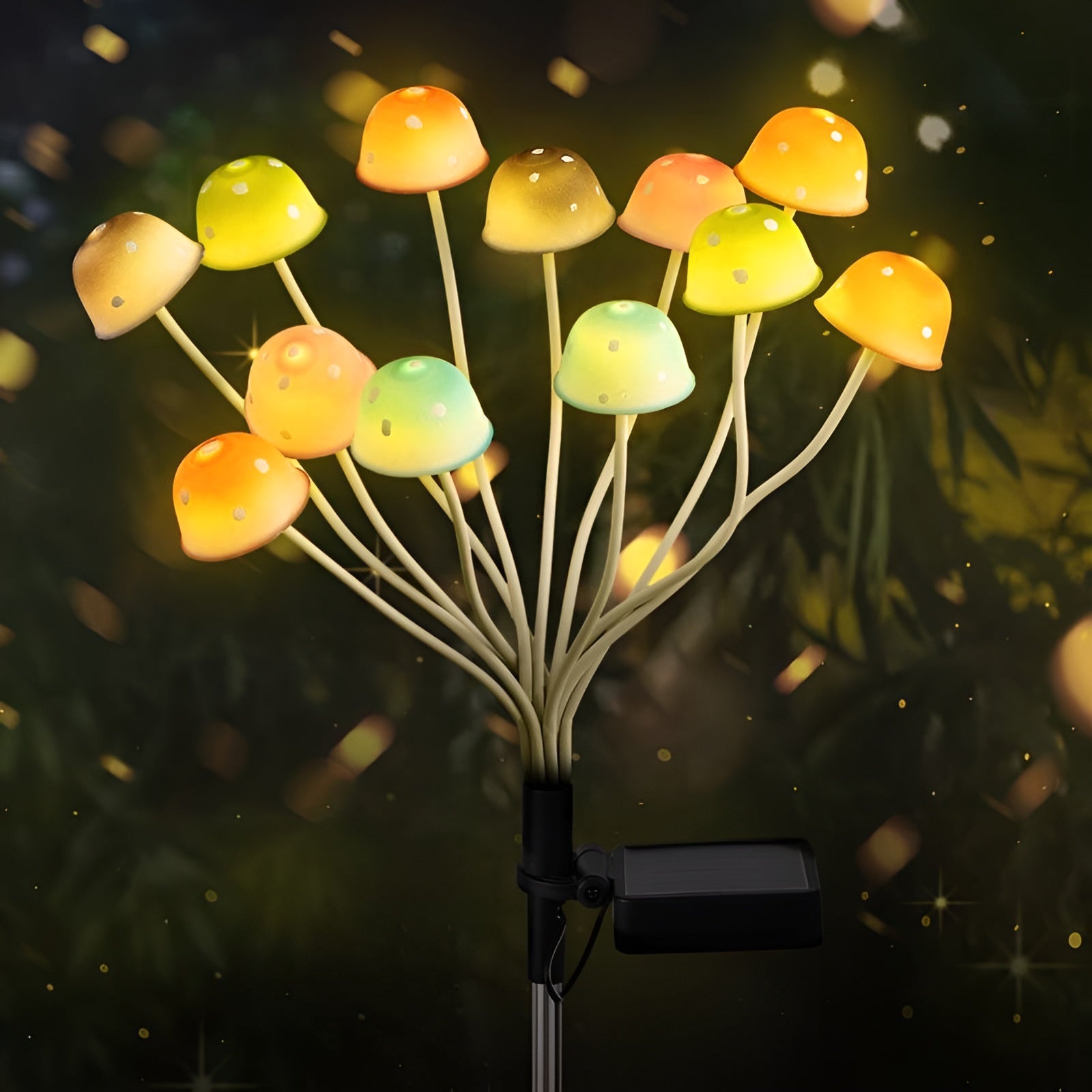 RadiantMushroom Light - Solar-Powered Mushroom Outdoor LED Lights Elegare