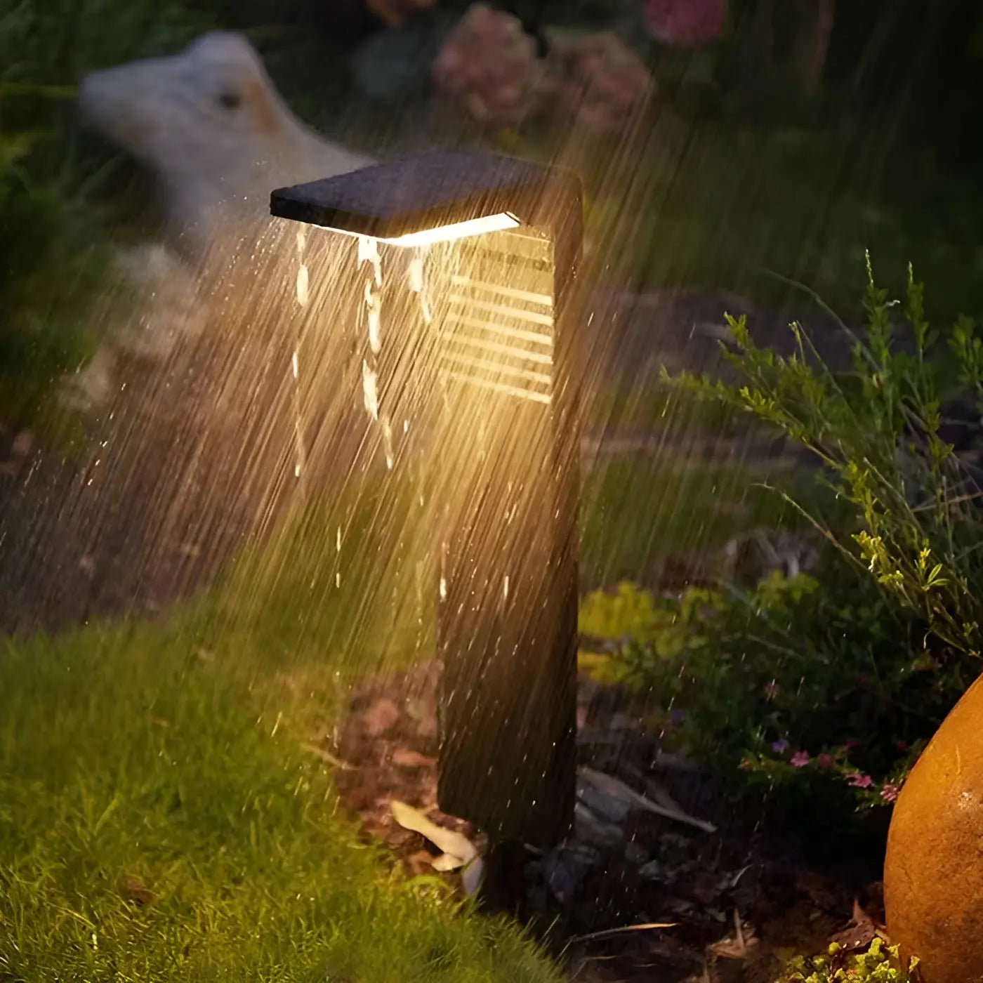 GardenGlow Light - Waterdichte LED Tuinlamp op Zonne-Energie - Velari - VLP189