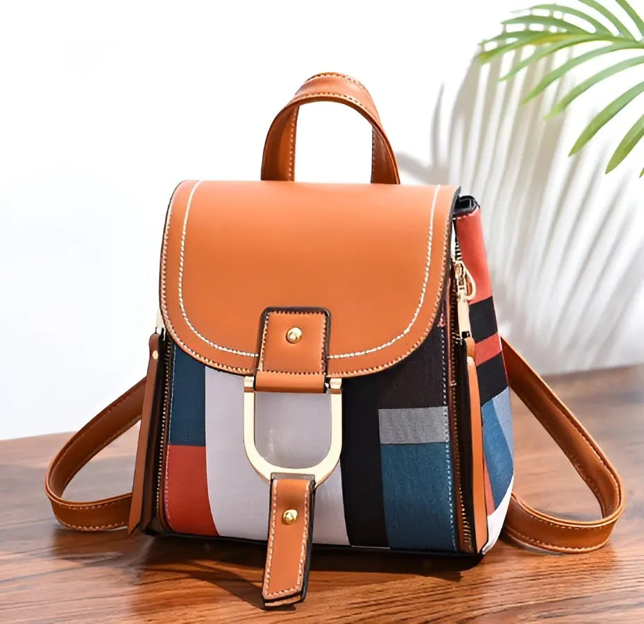 Dalia Bag - Stilvoller Multifunktionaler Leder Rucksack für Frauen Elegare