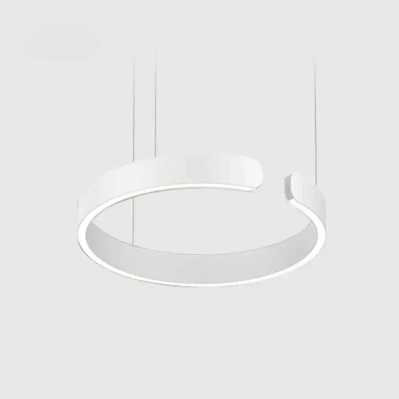 RingShine Chandelier - Scandinavische Ronde LED Hanglamp met Dimbare Verlichting - Velari - VLP086