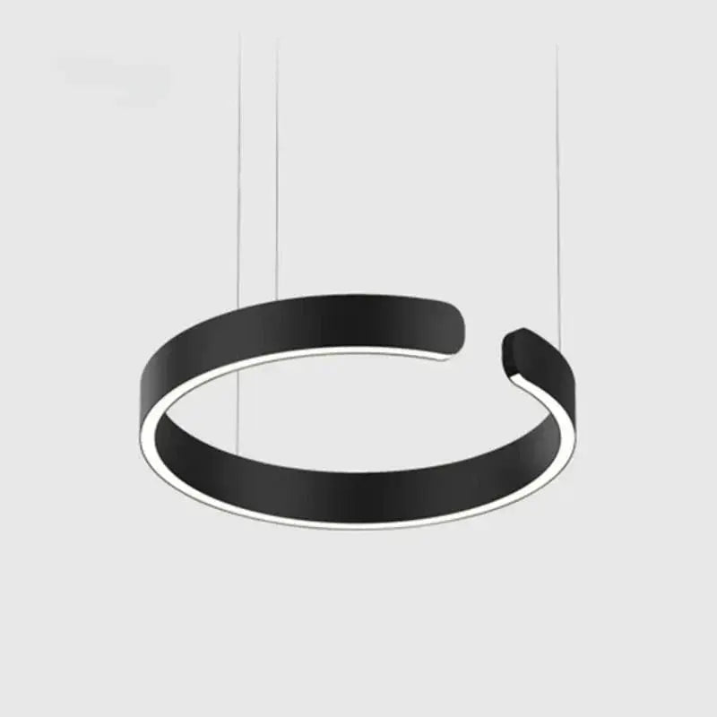 RingShine Chandelier - Scandinavische Ronde LED Hanglamp met Dimbare Verlichting - Velari - VLP086