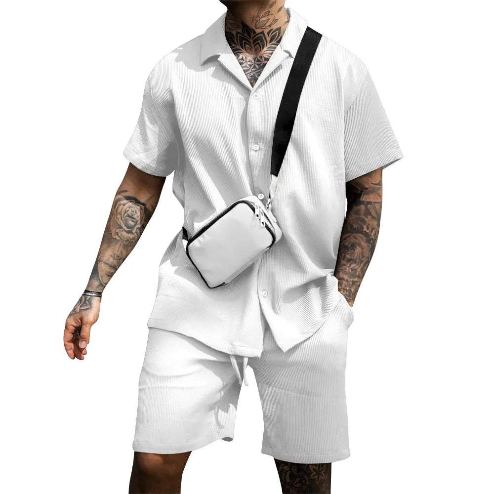 Erik Set - Stilvolles Sommer-Set für Herren (Shirt + Shorts) Elegare