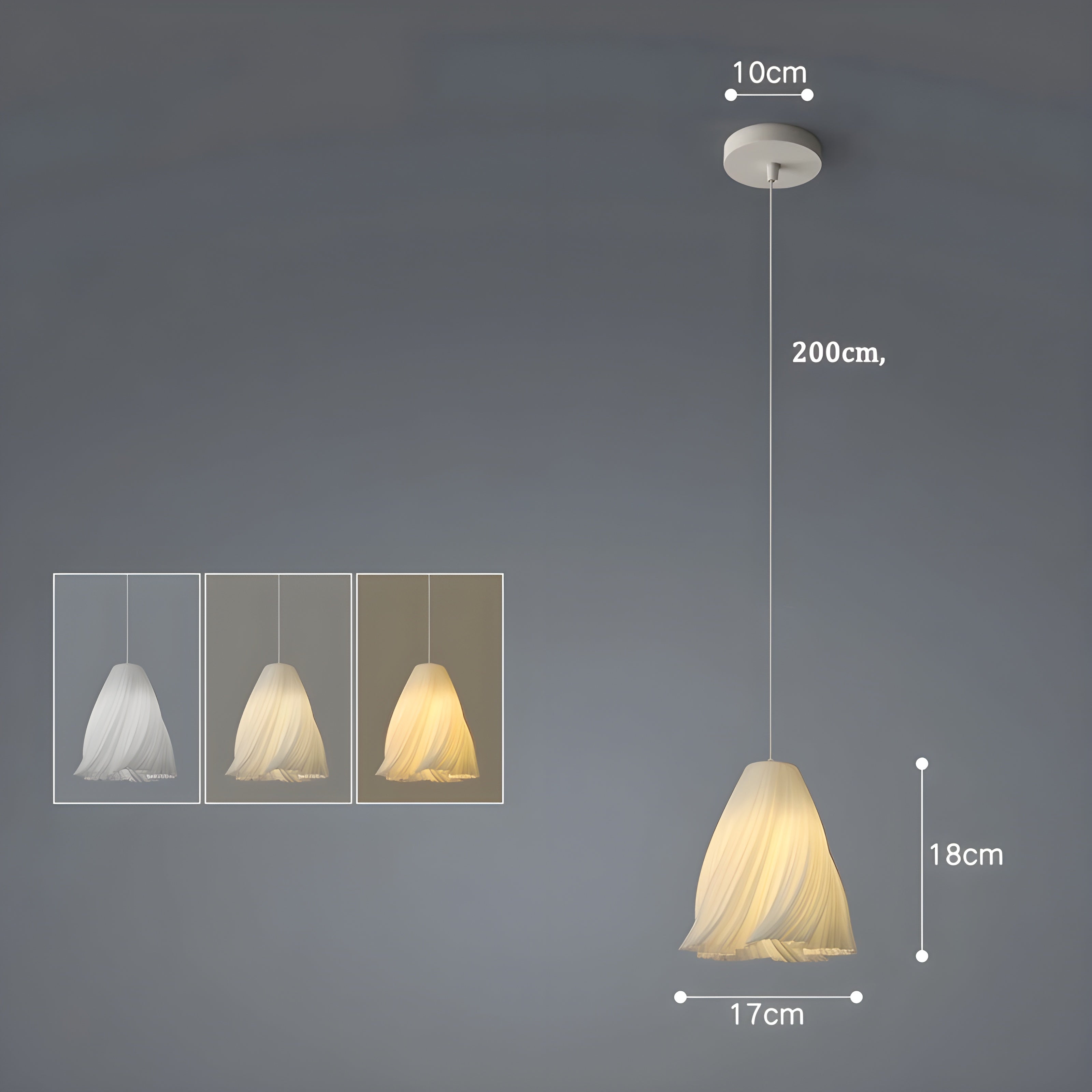 FloraBloom Light - Noordse 3D-Geprinte Bloem als Hanglamp