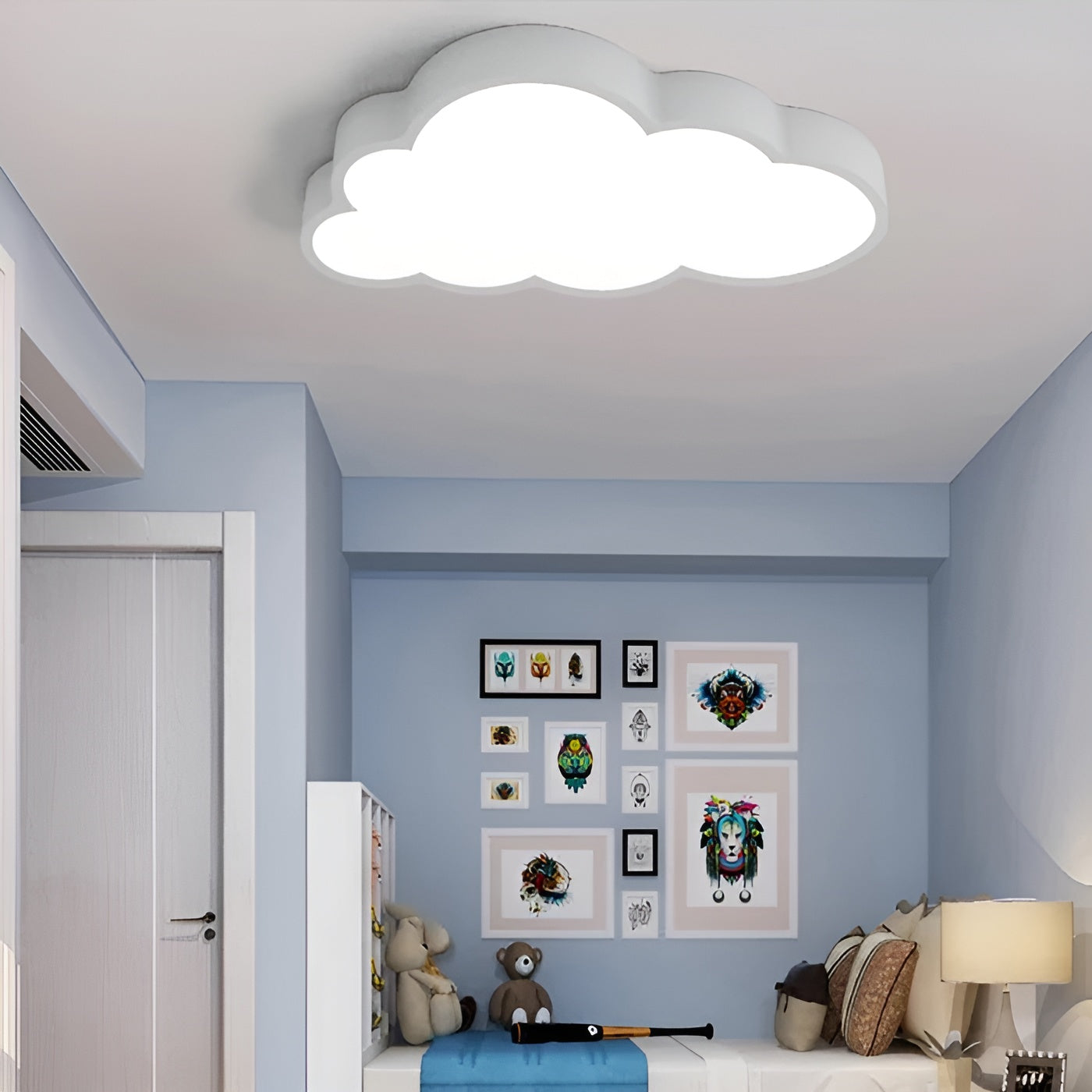 CloudDream Light – Decoratieve LED Wolken-Design Kinderkamer Plafondlamp