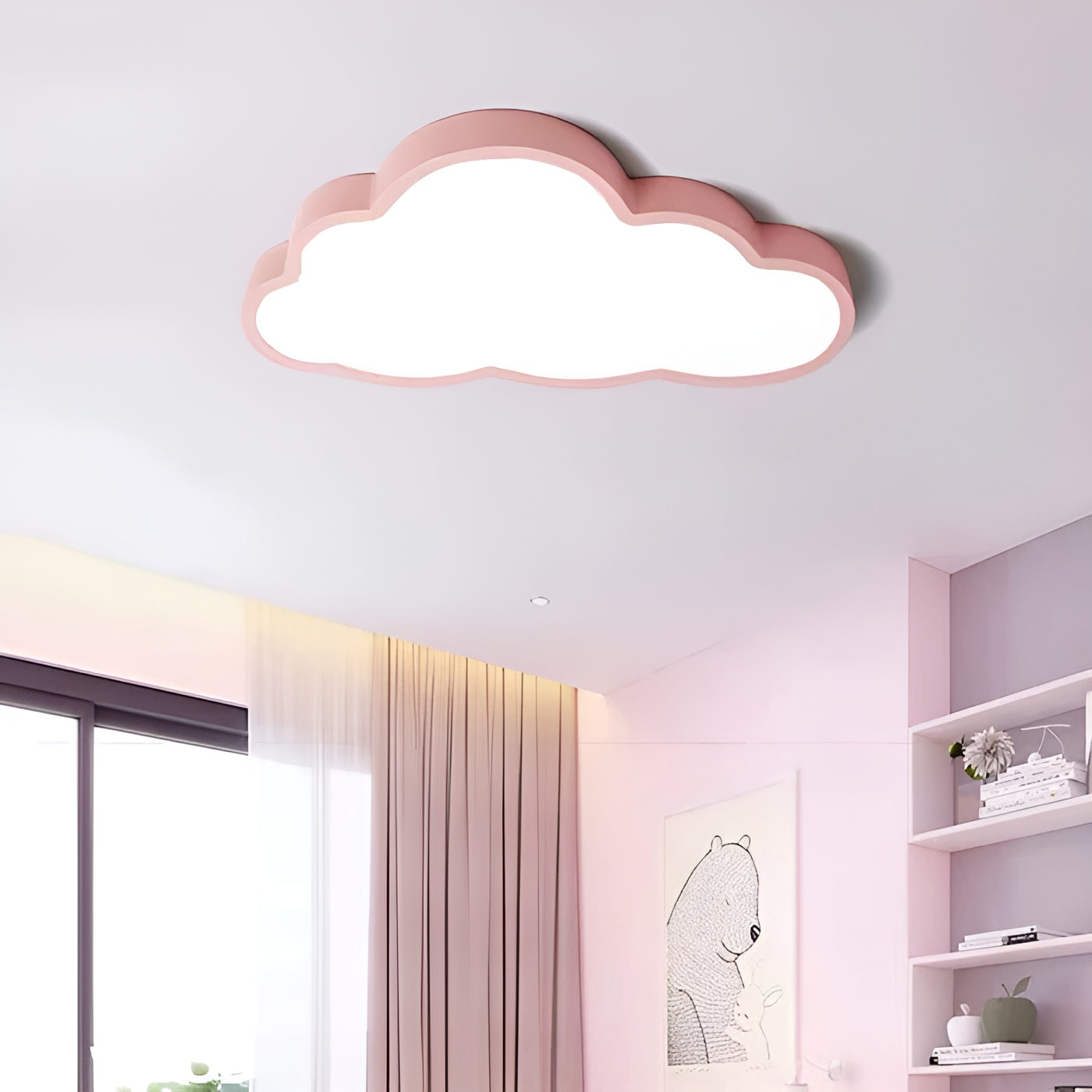 CloudDream Light – Decoratieve LED Wolken-Design Kinderkamer Plafondlamp