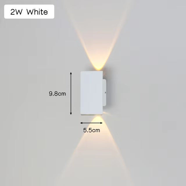 LuxeWall Light - Eigentijdse Weerbestendige Aluminium LED Wandlamp Voor Buiten