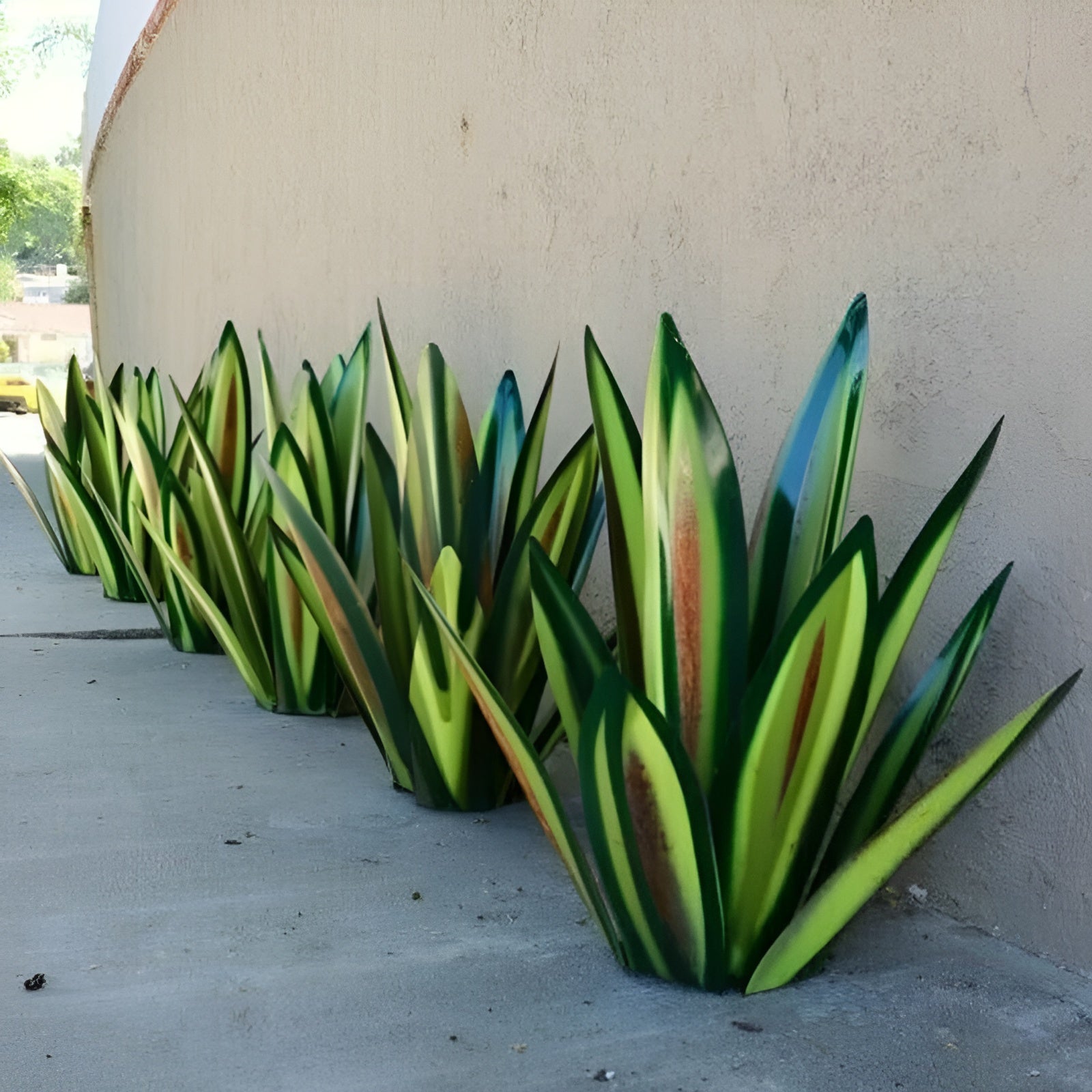 RusticAgave Decor - Robuste und wasserdichte Agavenpflanzen Dekoration für Zuhause Elegare