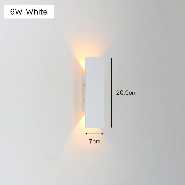 LuxeWall Light - Eigentijdse Weerbestendige Aluminium LED Wandlamp Voor Buiten