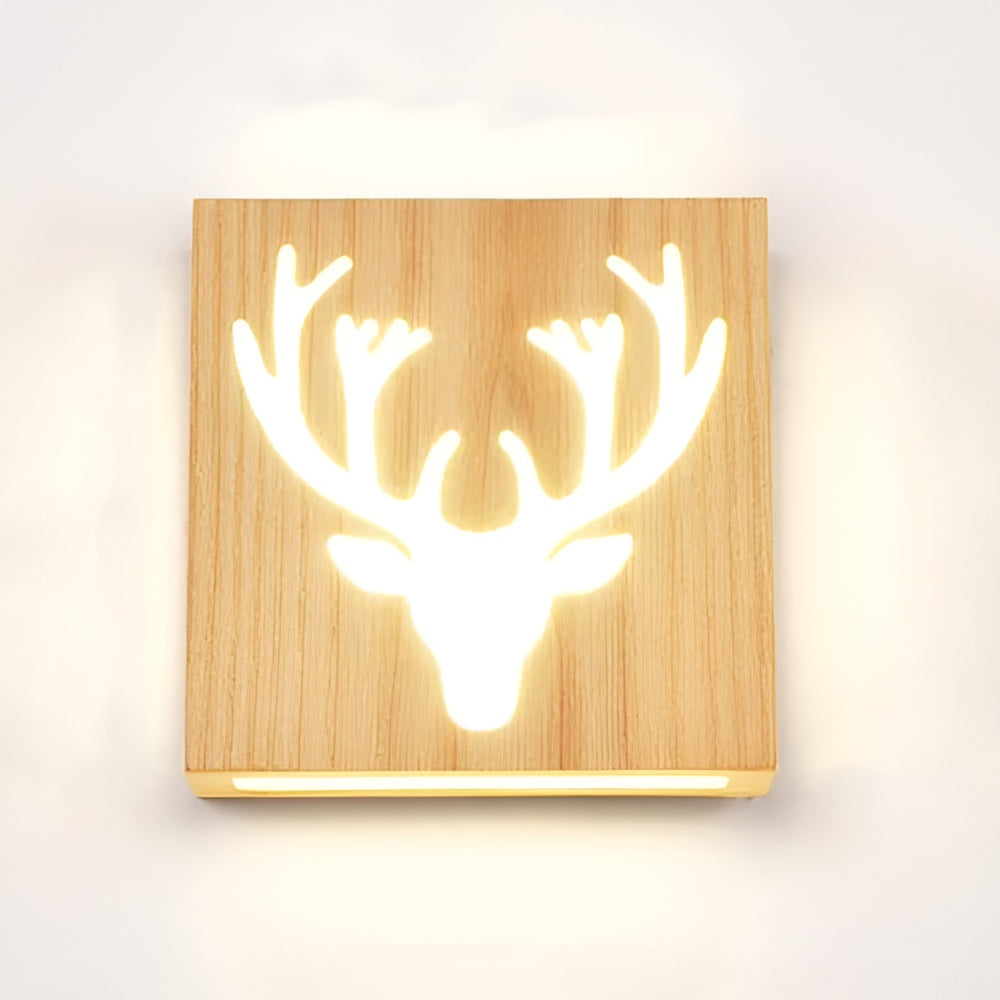 LumoWood Light - Moderne LED Houten Wandlamp