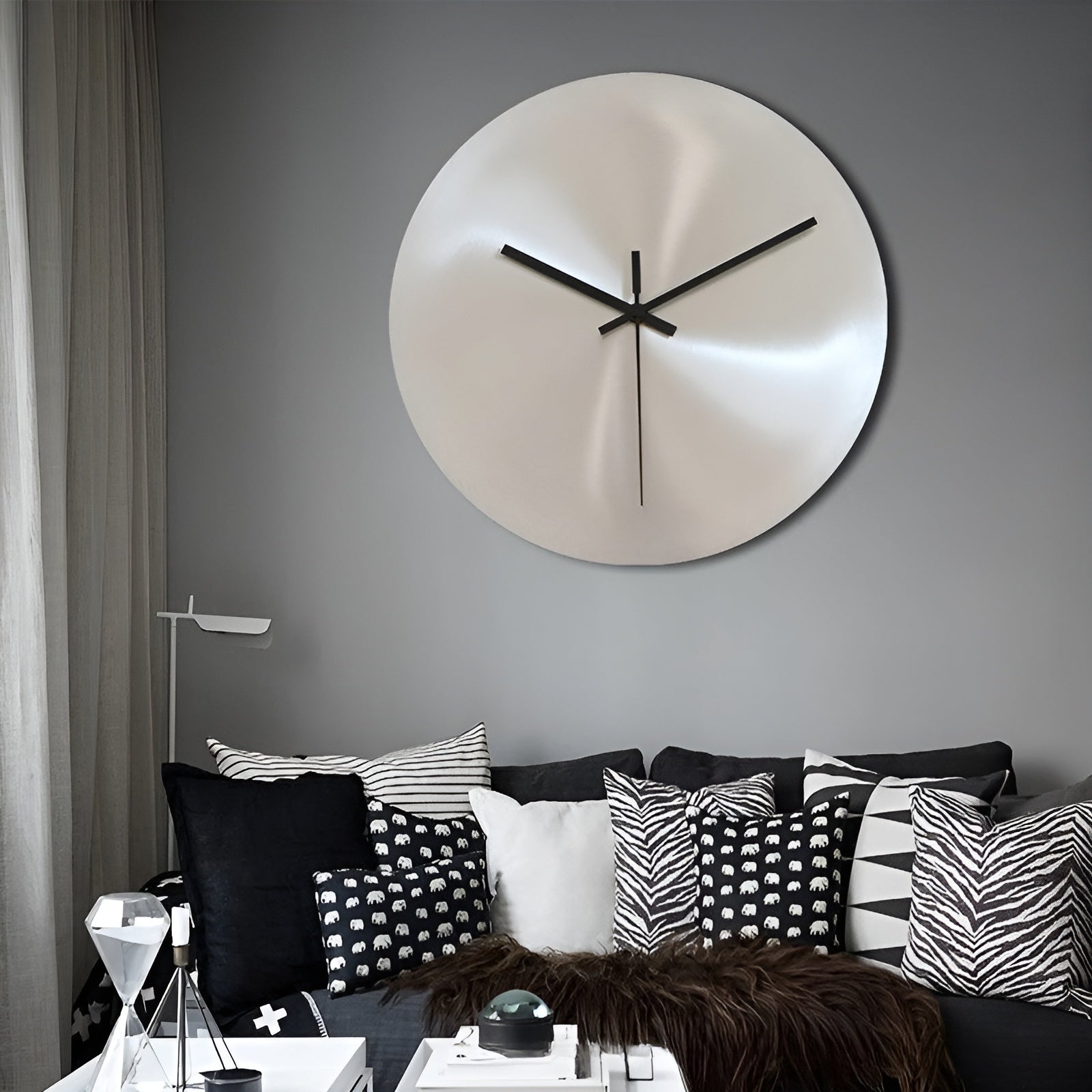 SteelTime Clock - Stijlvolle Stalen 3D-Wandklok