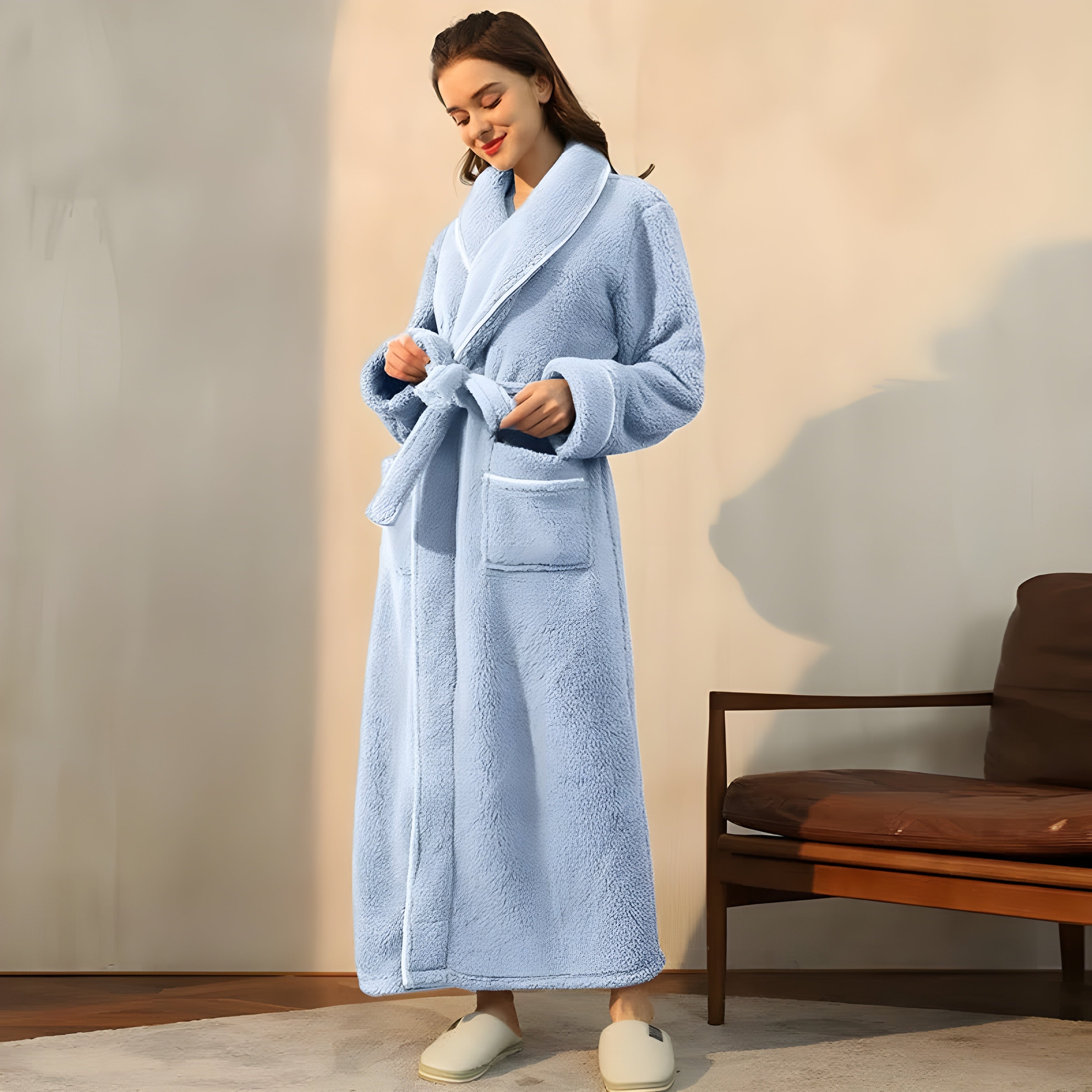 Parissa Badjas - Comfortabele Fleece Winterbadjas