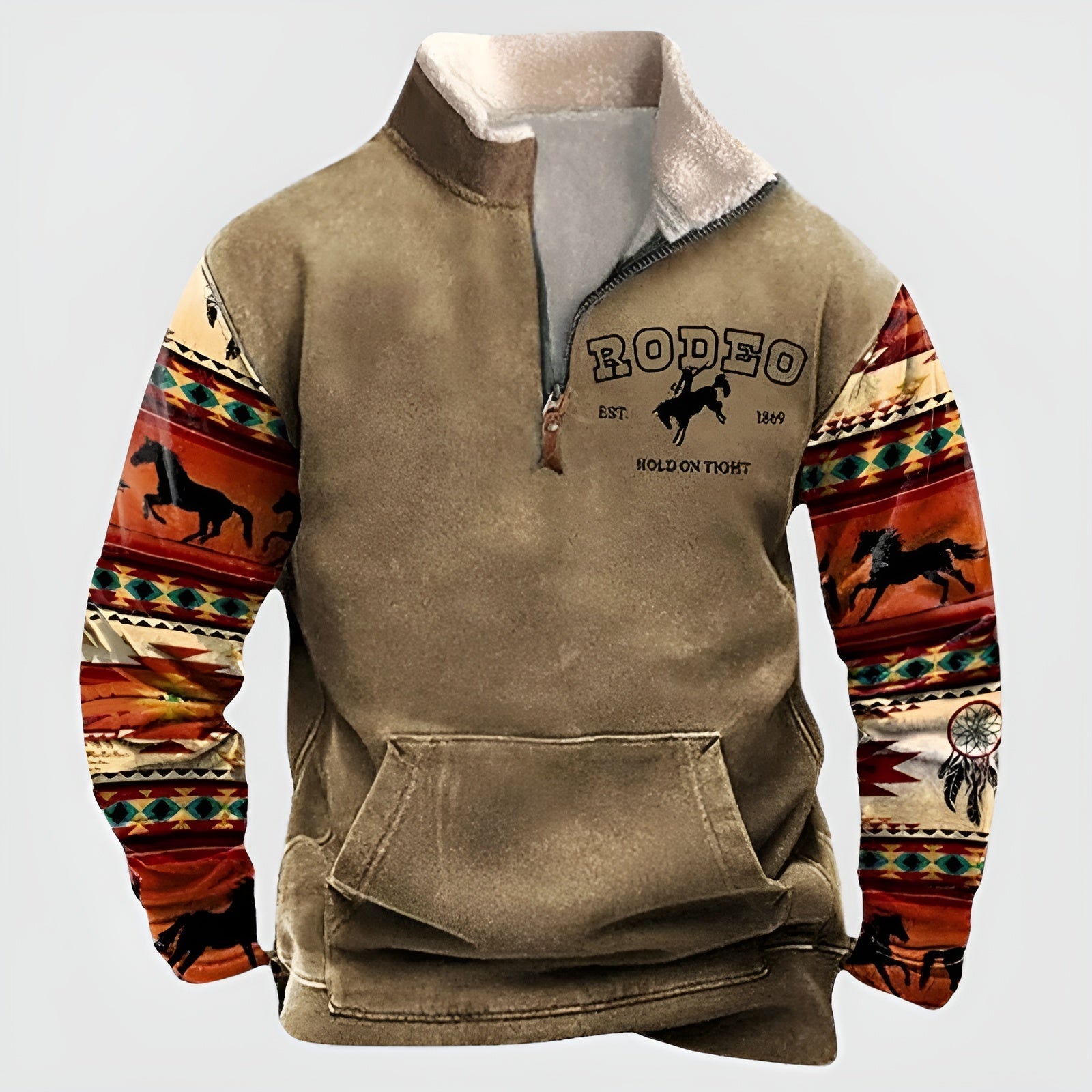 Jakob Sweater - Vintage Fleece Trui voor Mannen