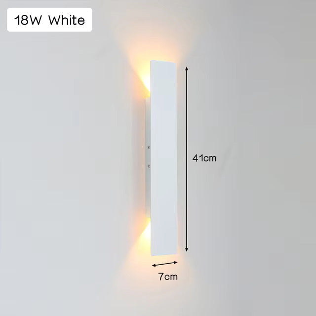 LuxeWall Light - Eigentijdse Weerbestendige Aluminium LED Wandlamp Voor Buiten