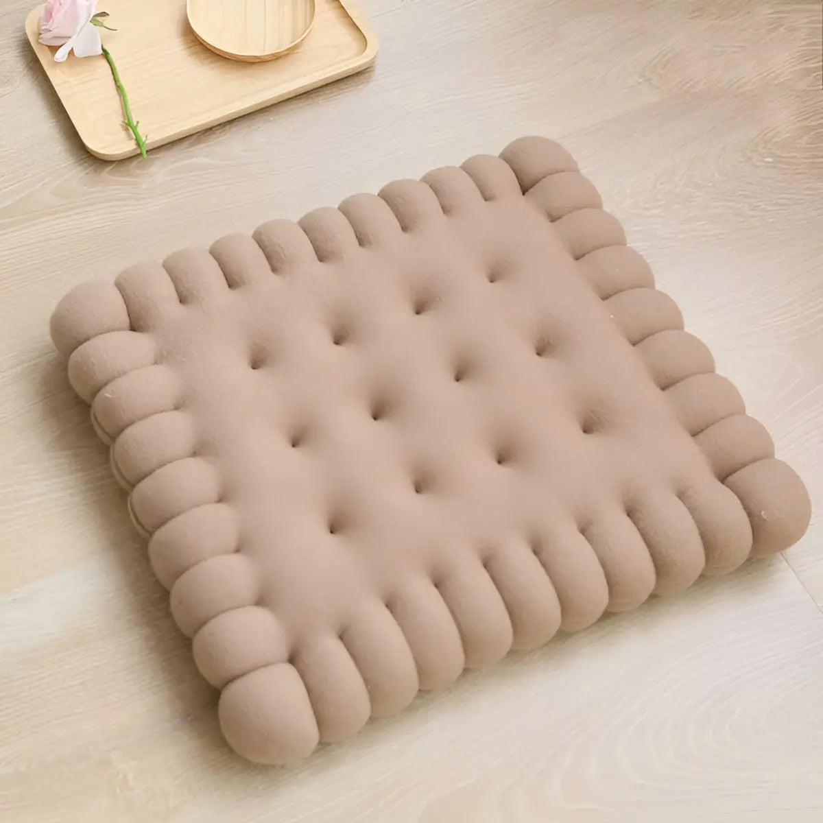 ComfyTreat Cushion - Luxueus Biscuitkussen voor Ultiem Comfort - Velari - VLP061