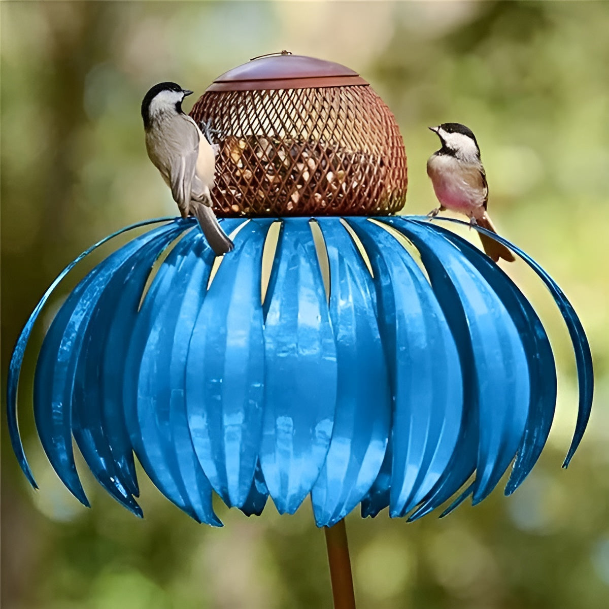 GardenGlow Futterstelle - Sonnenhut Vogelhaus Garten Deko Elegare