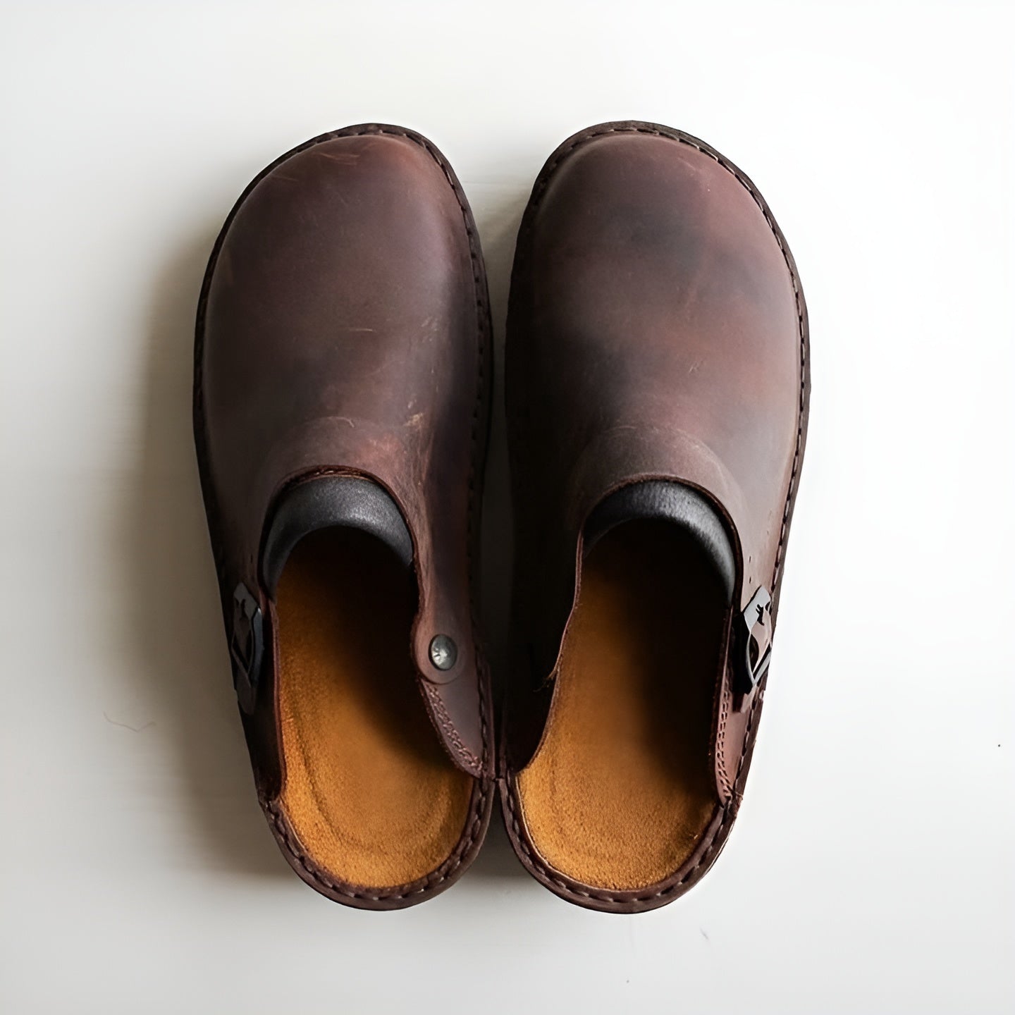 Peter Slip ons - Lässige und bequeme Vintage Pantoletten für Herren Elegare