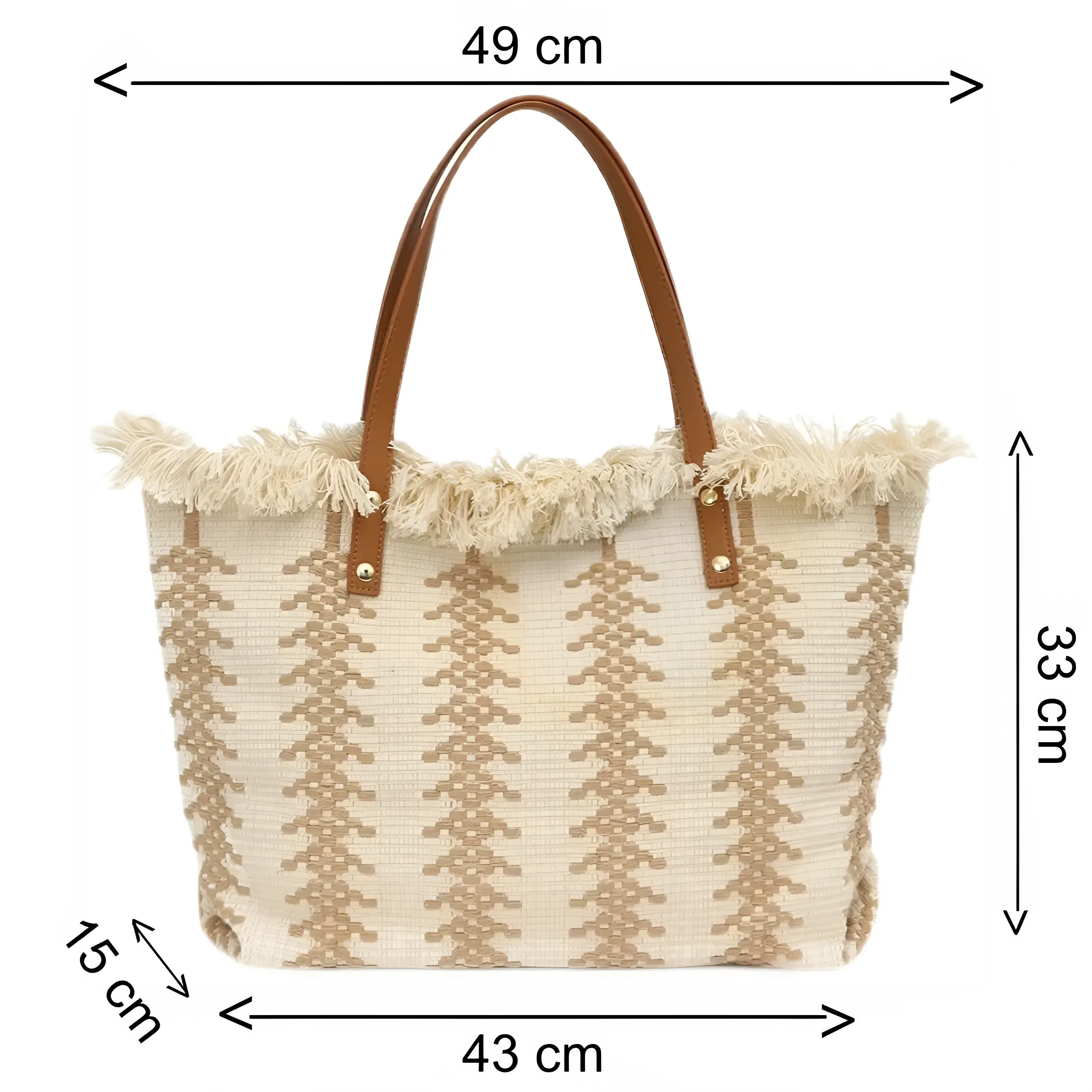 Sarah Handbag - Elegante Handgemaakte Strandtas Voor de Zomer - Velari - VLP182