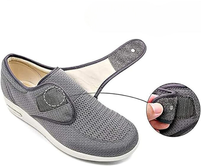 Nanccy Plus Größe Weit Diabetiker für geschwollene Füße Breite Schuhe Elegare