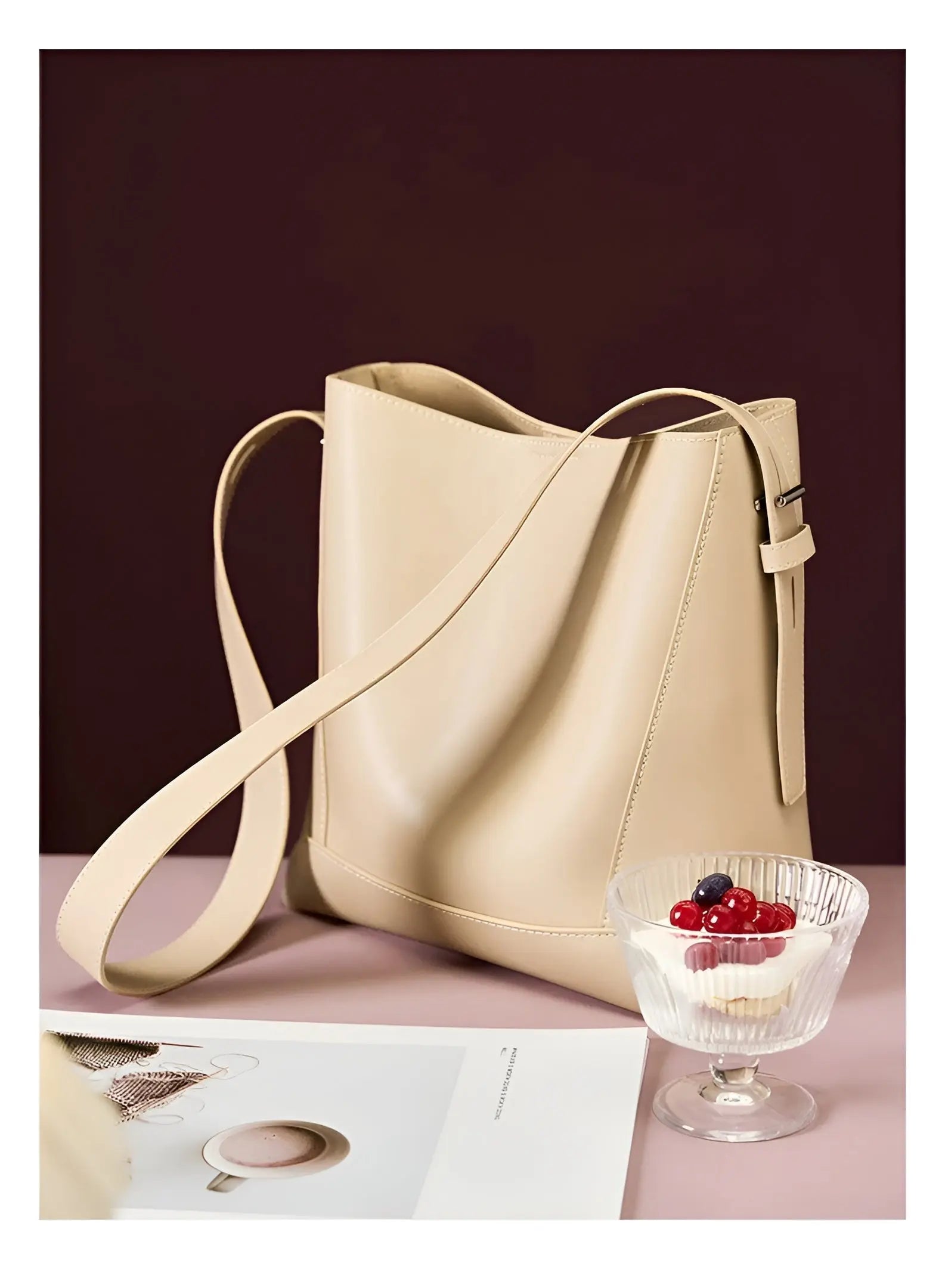 Theresia Bag - Luxus-Bucket Bag für Damen Elegare