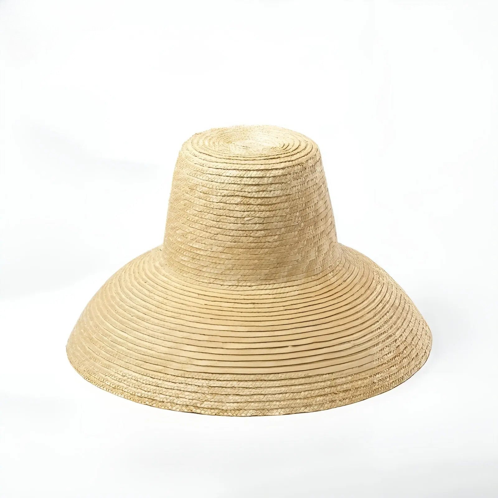 SunGlow Hat - Breedgerande Strooien Dameshoed met Lampenkap voor de zomer - Velari - VLP459