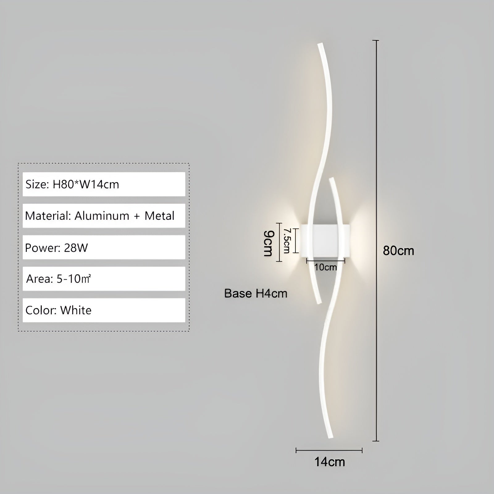 AisleRadiance Light - Nordic Flur LED Wandleuchte Elegare