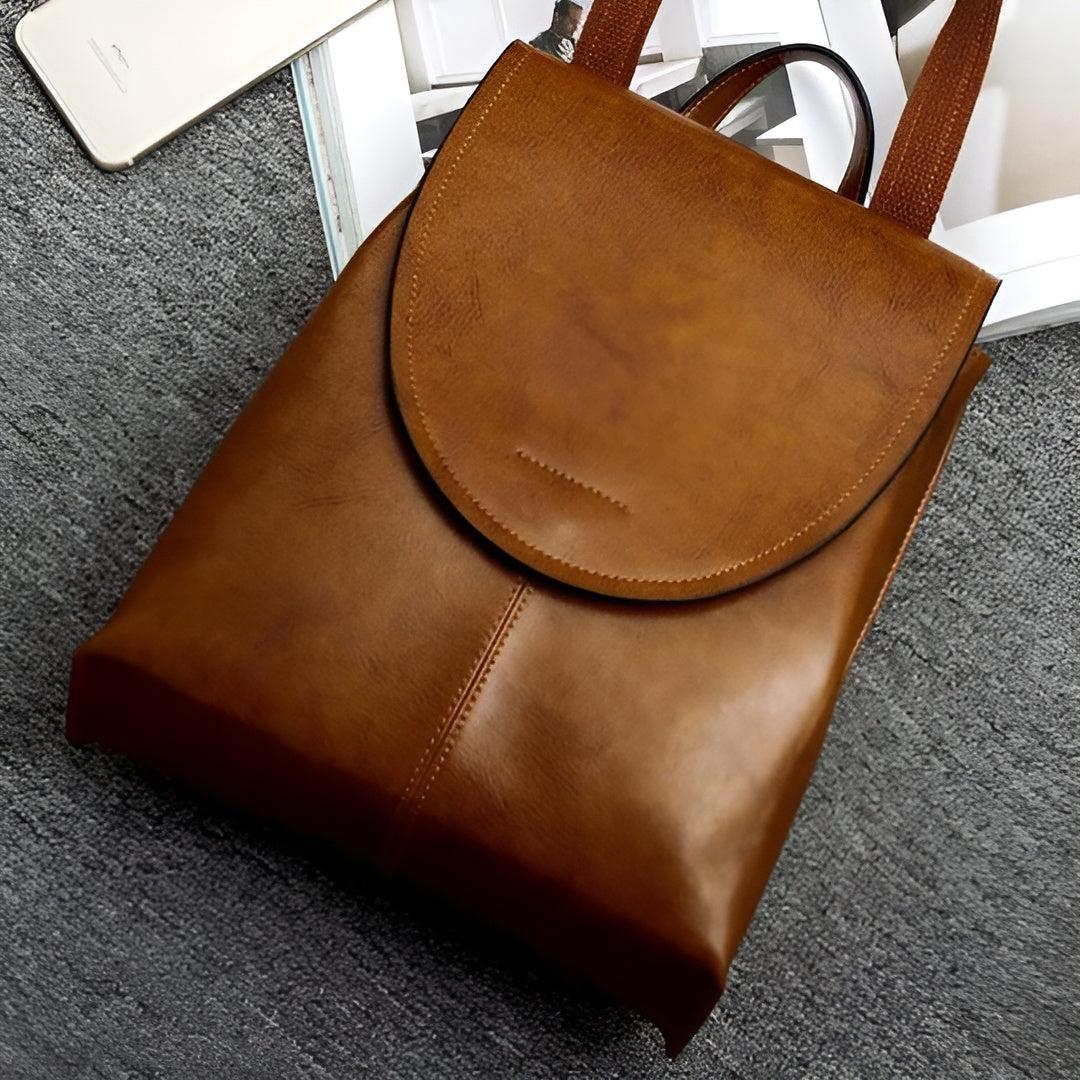 Annine Bag - Modischer Luxus Leder Laptop-Rucksack für Damen Elegare