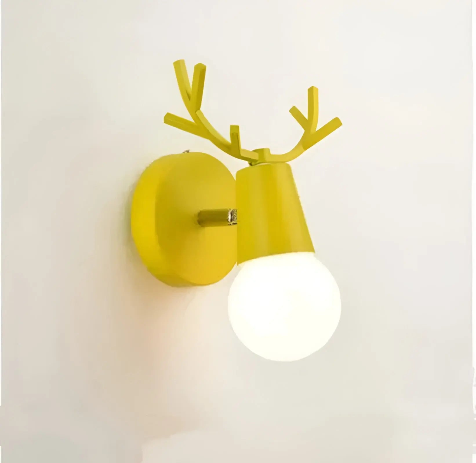 AntlerSpark Licht - Nordische Macaron Geweih LED Wandlampe Elegare