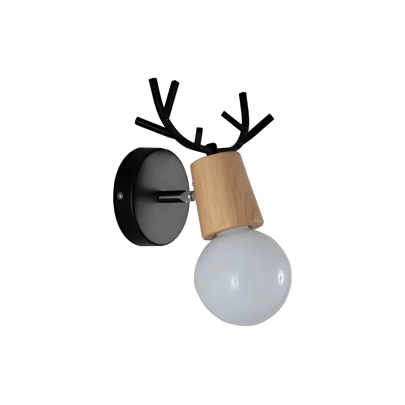 AntlerSpark Licht - Nordische Macaron Geweih LED Wandlampe Elegare