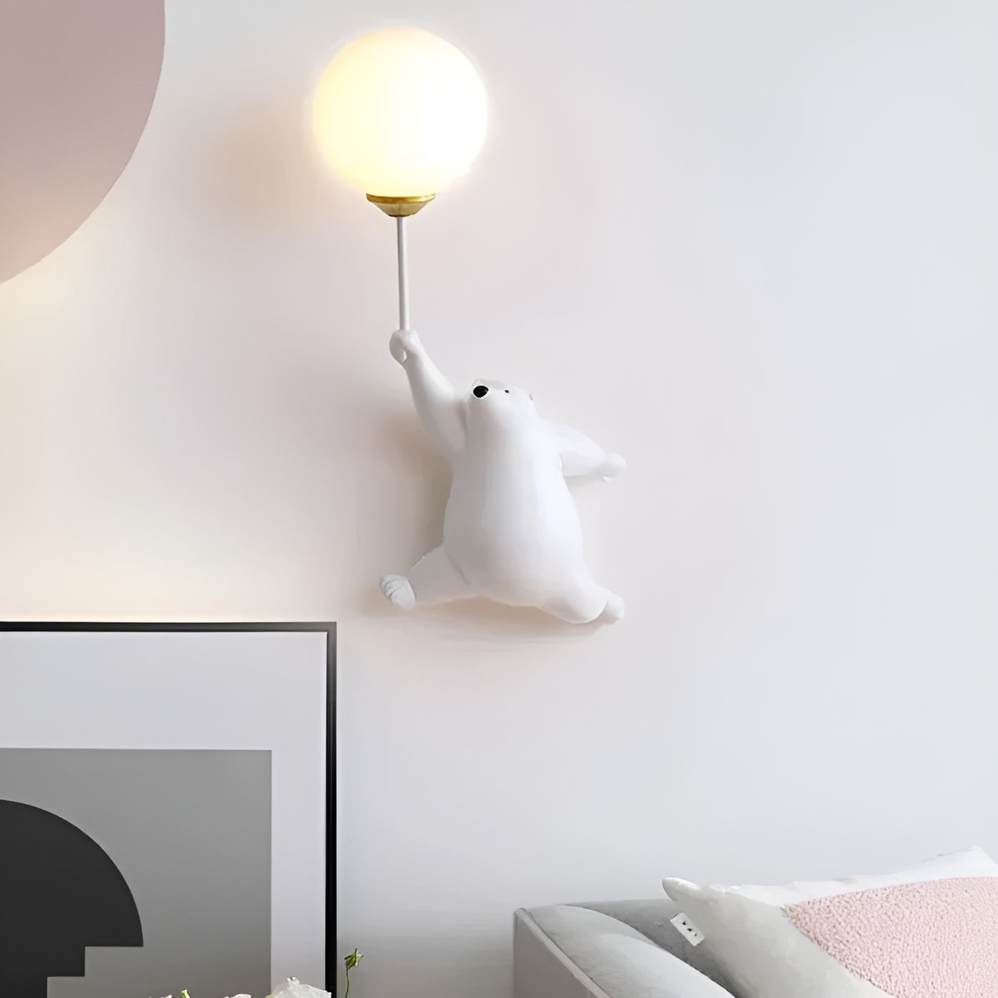 NordicBear Light - Nordic Teddy Bear Cartoon LED Wandlamp