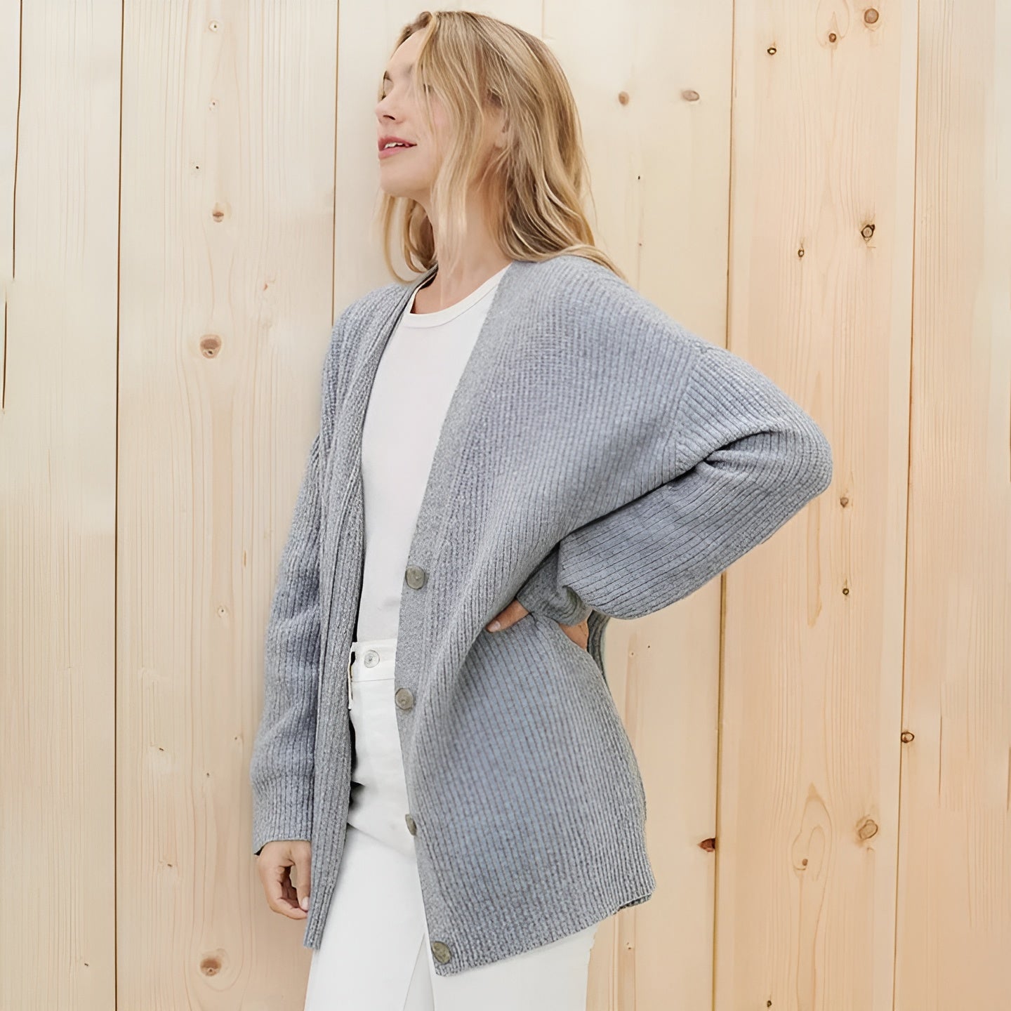 Charlotte Cardigan - Modischer Oversize-Cardigan für Damen Elegare