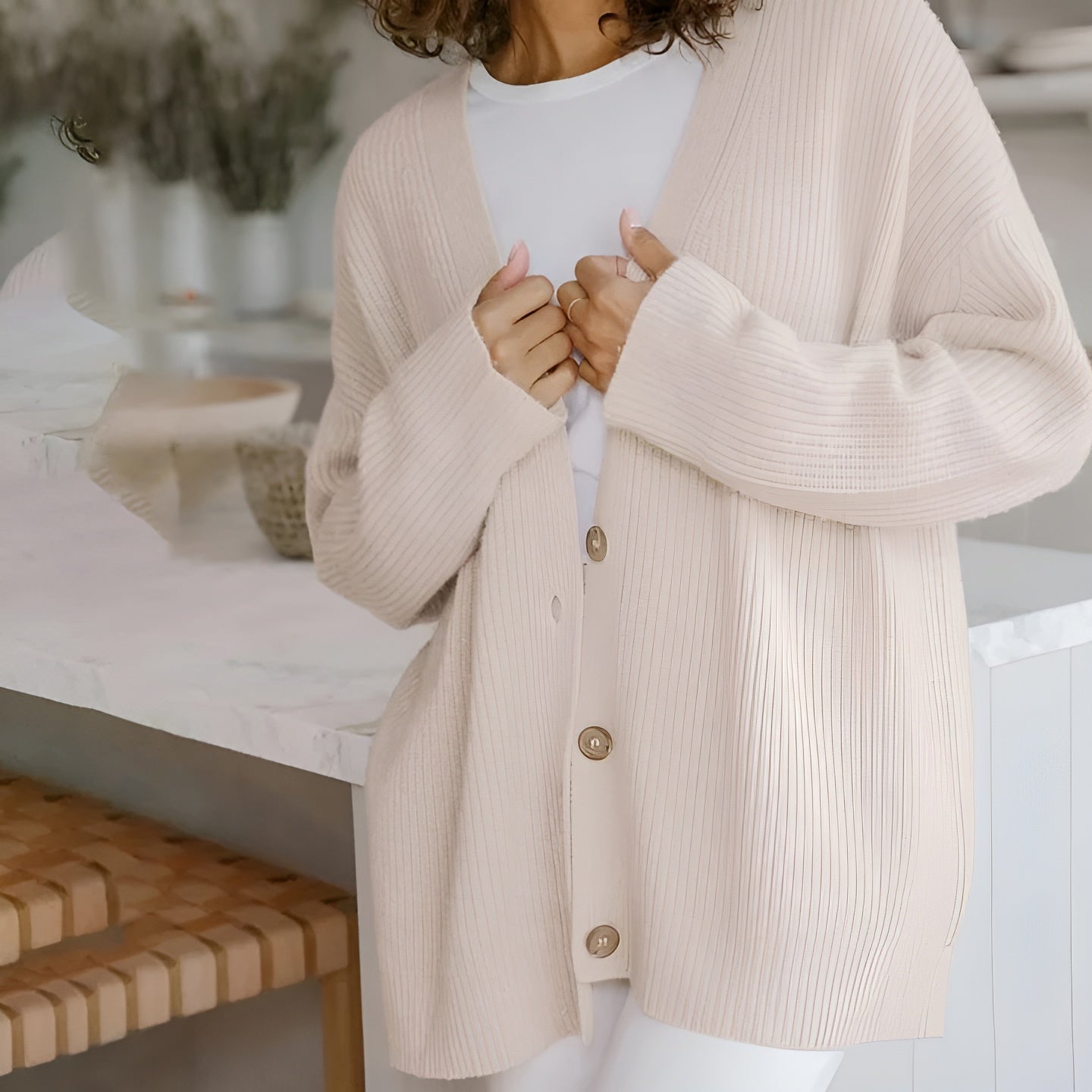 Charlotte Cardigan - Modischer Oversize-Cardigan für Damen Elegare