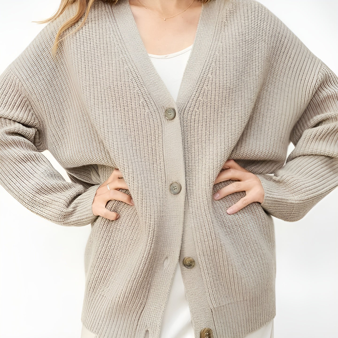 Charlotte Cardigan - Modischer Oversize-Cardigan für Damen Elegare