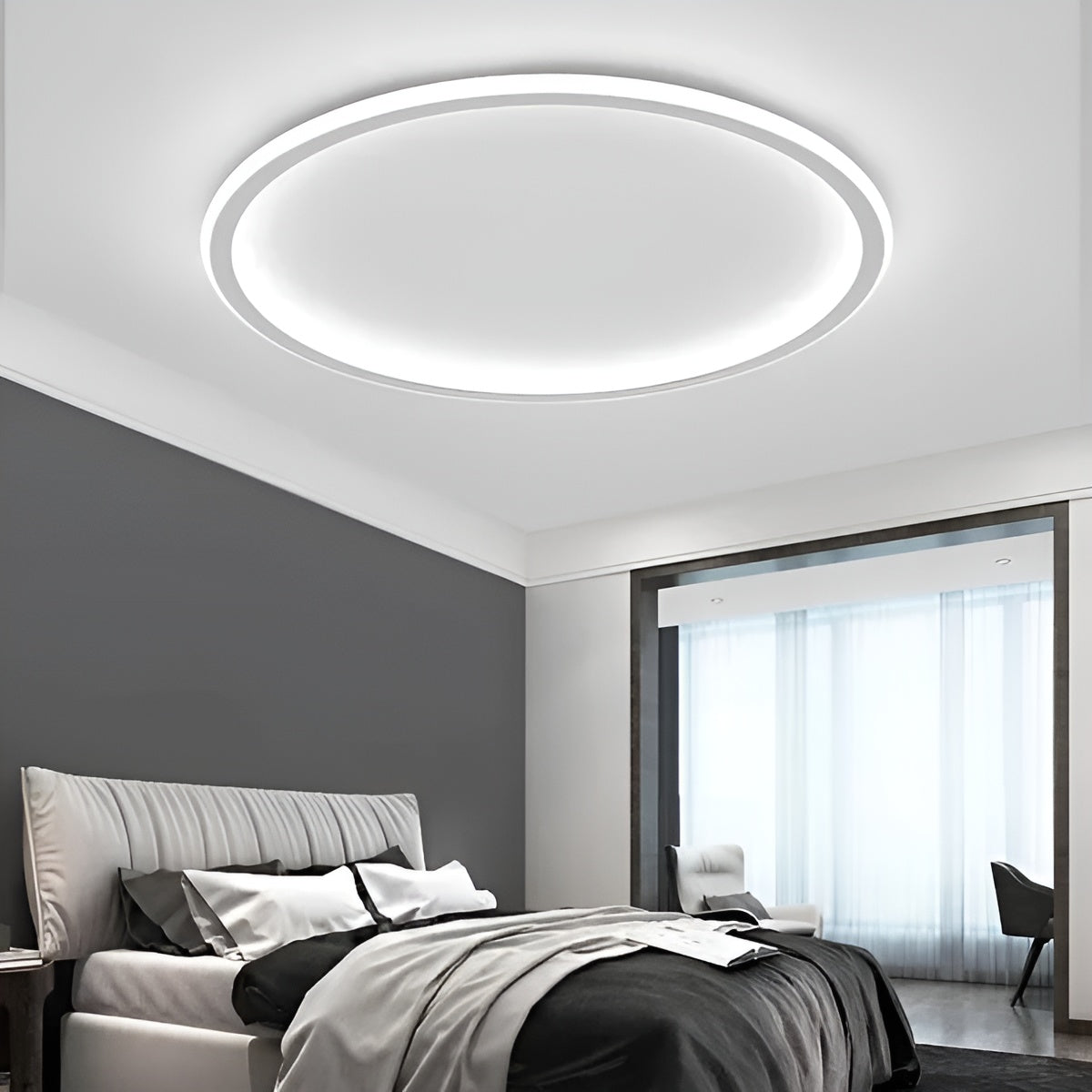 CircleBright Light - Minimalistische Runde Deckenleuchte für Ihr Zuhause Elegare