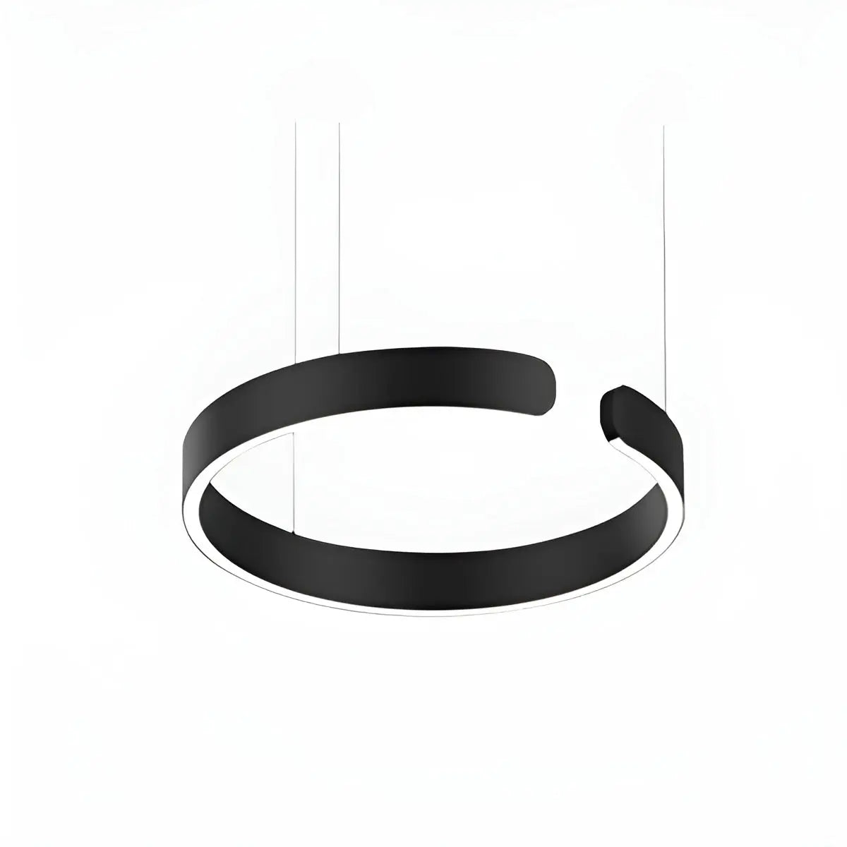 RingShine Chandelier - Scandinavische Ronde LED Hanglamp met Dimbare Verlichting - Velari - VLP086