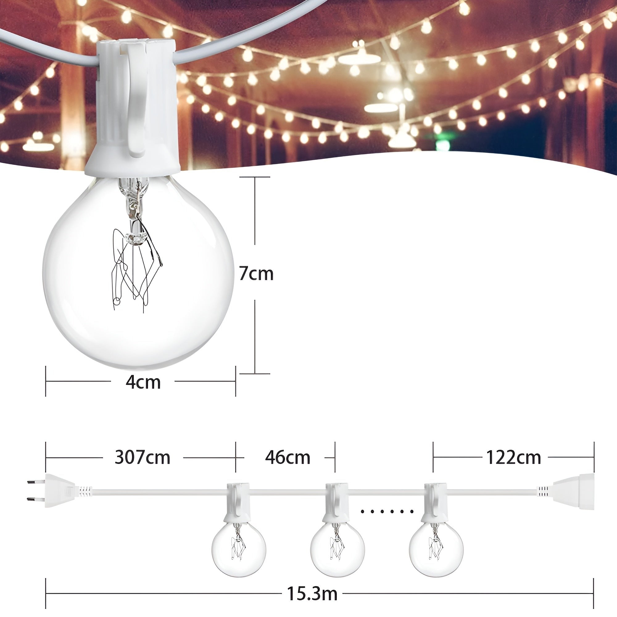 FairyFlicker String Lights - Luxe TerrasverLichting met Waterdichte Bescherming - Velari - VLP202