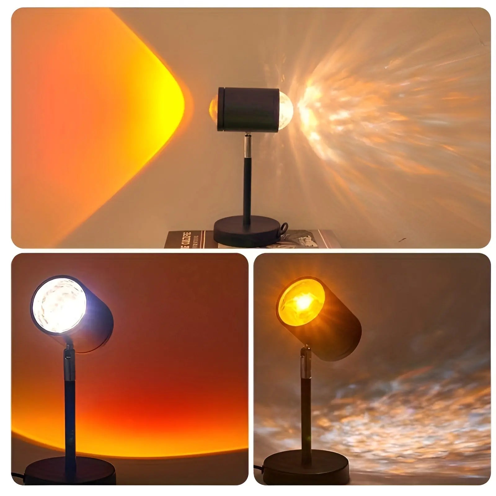 DreamSunset Light - Projektion USB Tisch Nachtlicht Elegare