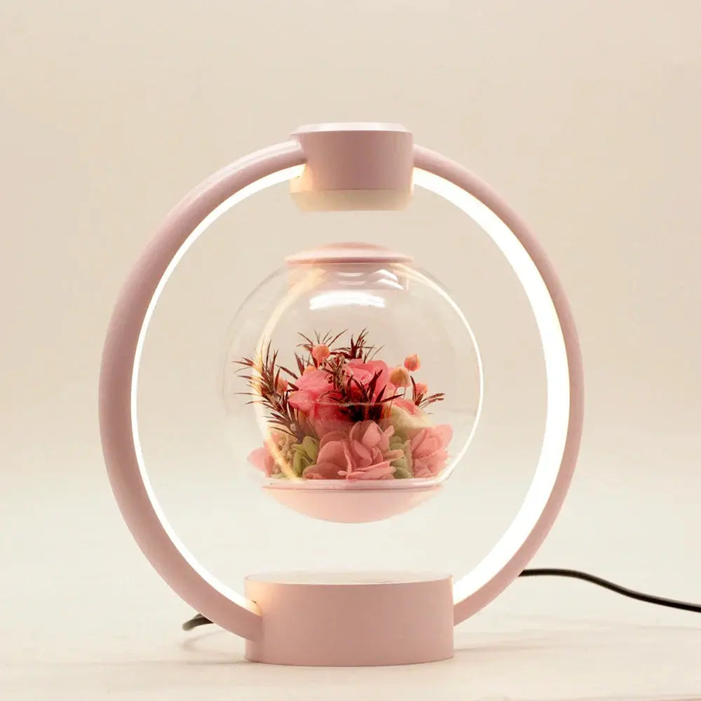 EternalGlow Light - Magnetische Schwebende Ewige Blume Dekorative Lampe Elegare