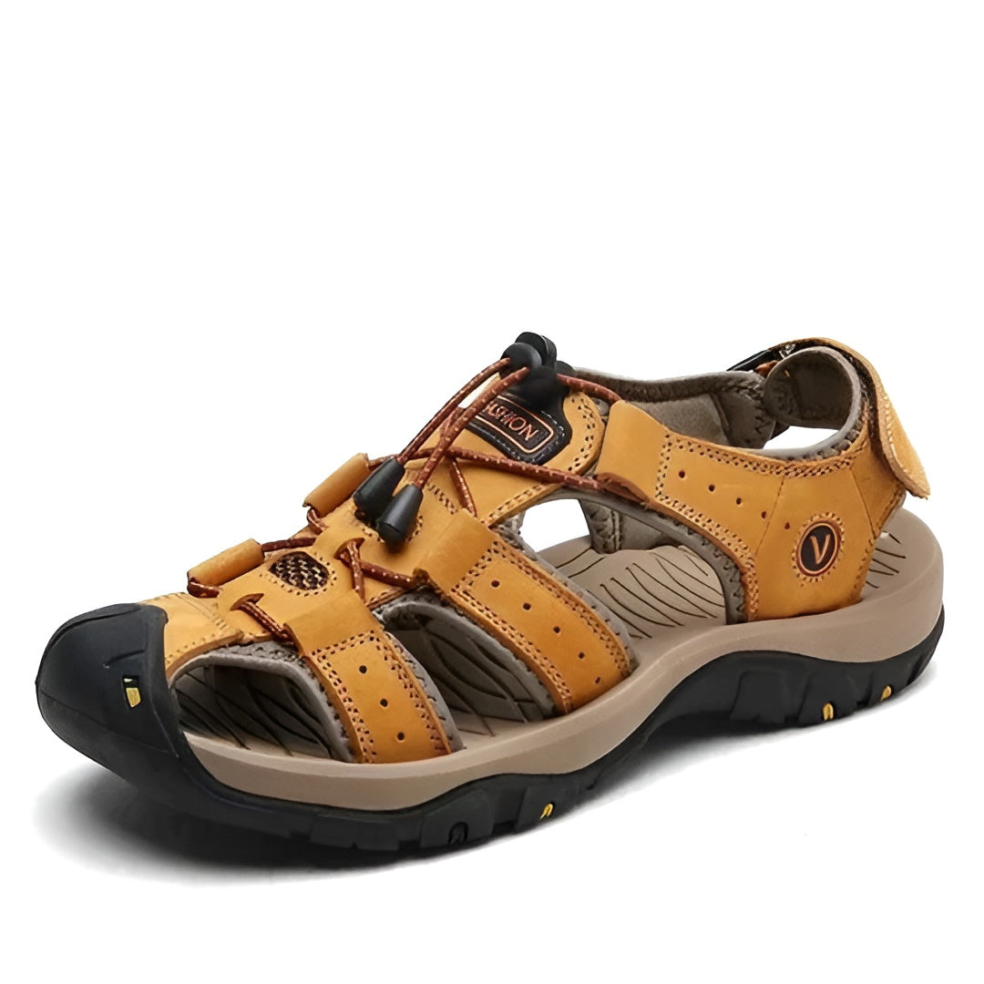 Oliver Sandalen - Bequeme orthopädische Sommersandalen für Herren Elegare