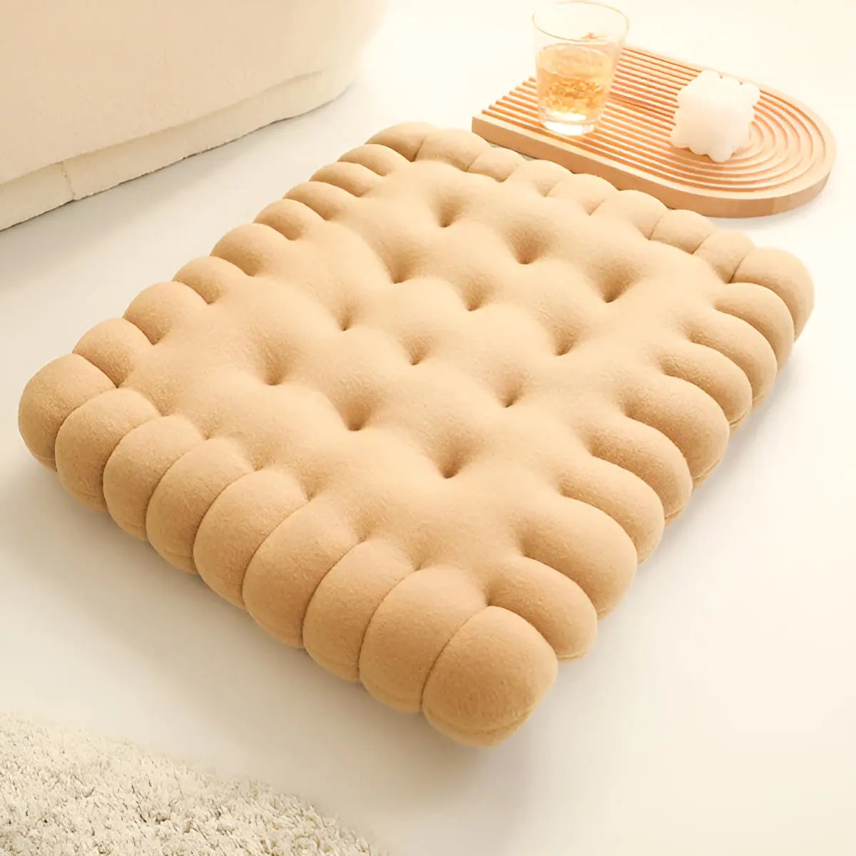 ComfyTreat Cushion - Luxueus Biscuitkussen voor Ultiem Comfort - Velari - VLP061