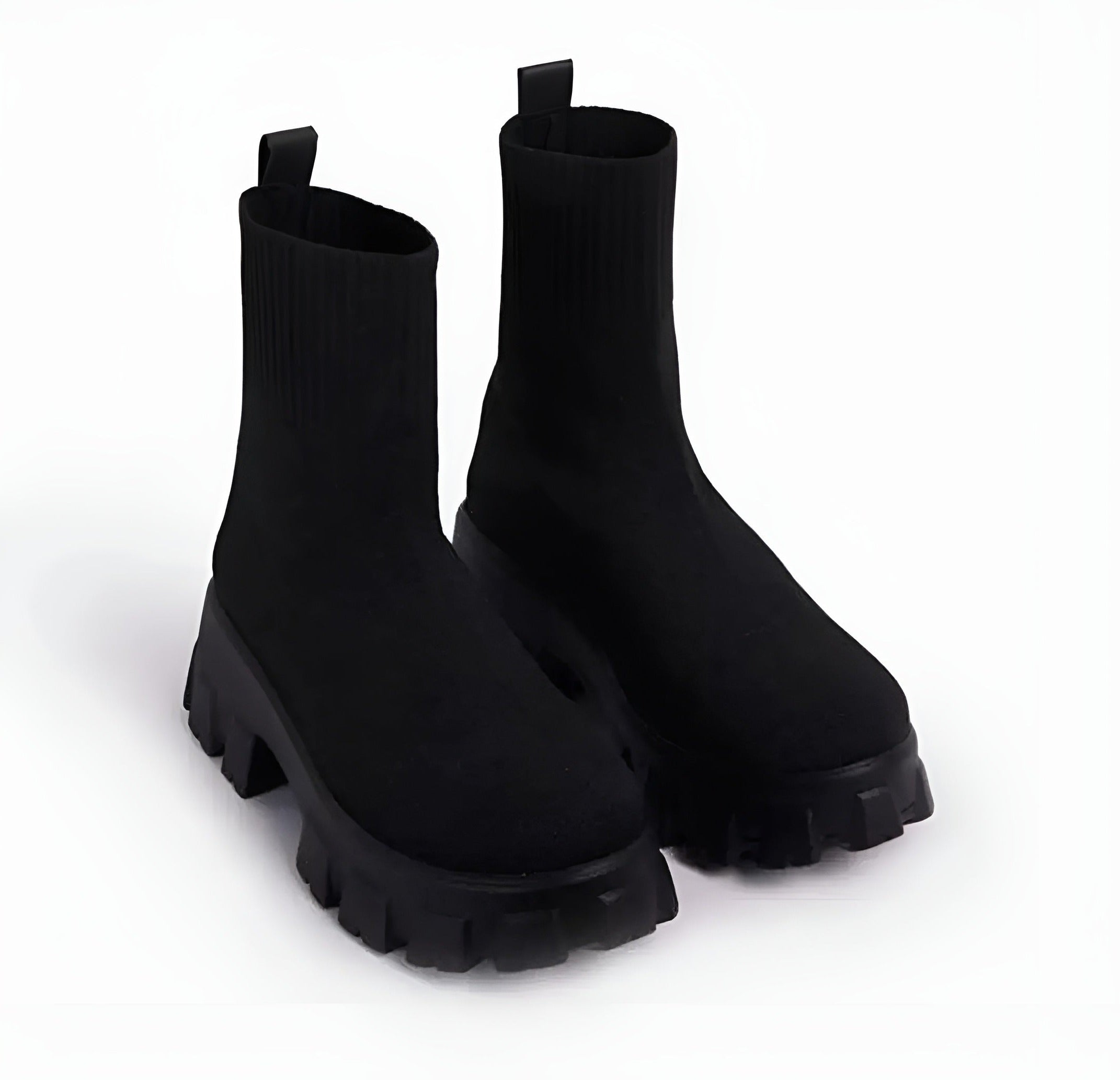 GlamFit Boots - Modische Stiefeletten mit dehnbarem Stoff Elegare