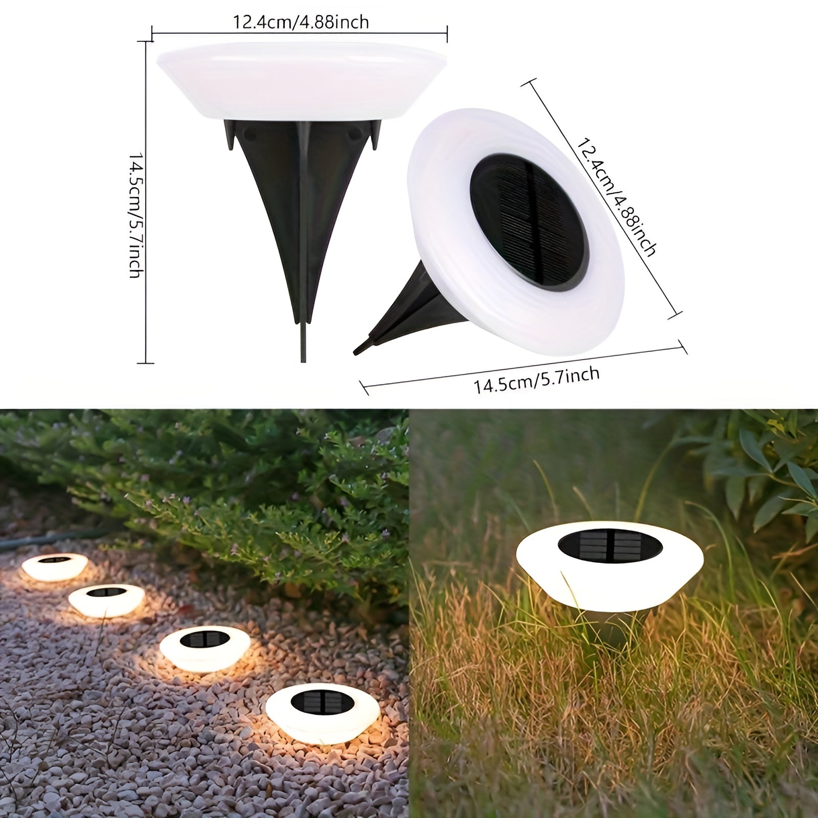 GroundGlow Light - Moderne Solar Eingrab-Außenleuchten Elegare