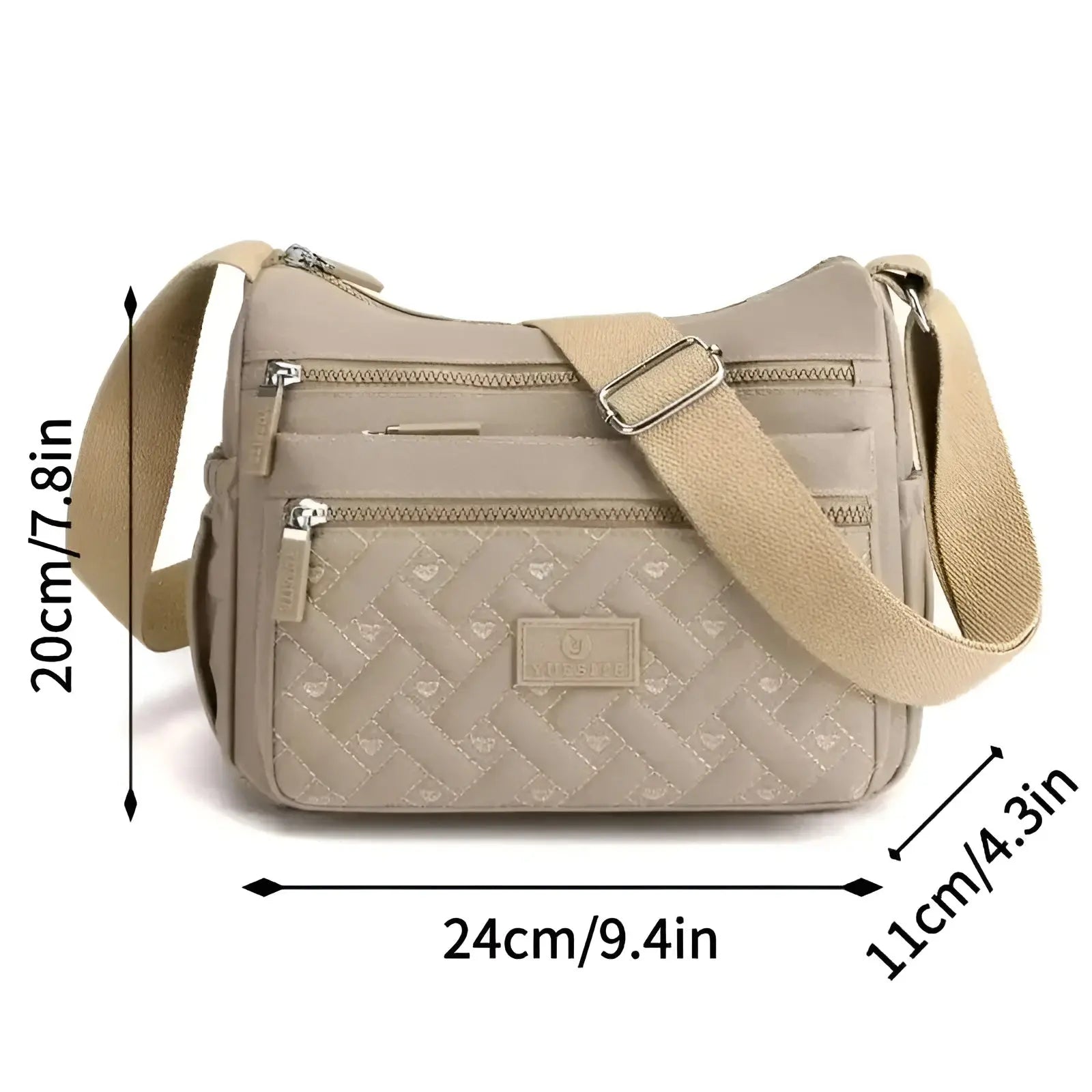 Liesel Bag - Vrouwelijke Luxe Crossbodytas met Ruime Compartimenten - Velari - VLP108