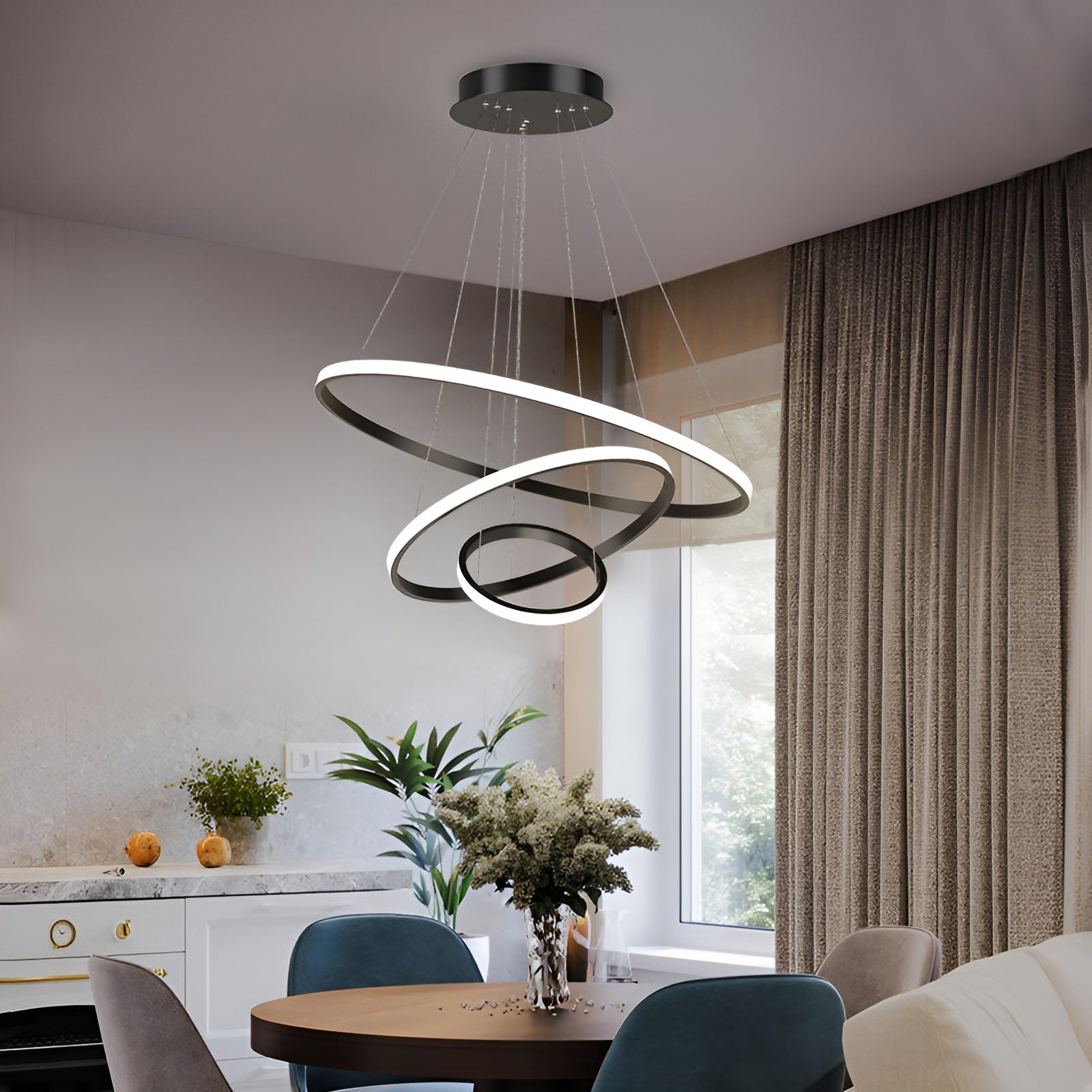 ChicSphere Light - Modernes LED Pendelleuchten Kronleuchter Elegare