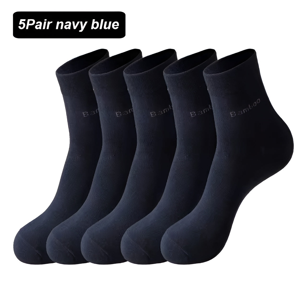 Heinrich Socken - Lässige atmungsaktive 5 Paar Premium Bambusfaser Socken Elegare