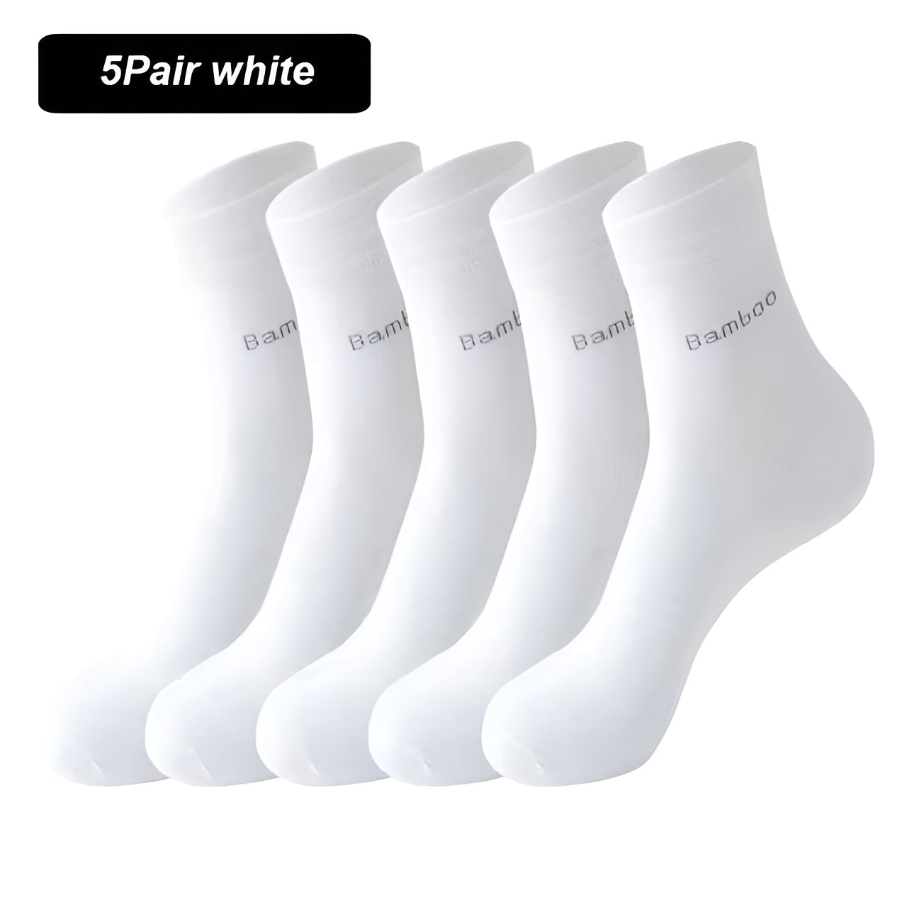 Heinrich Socken - Lässige atmungsaktive 5 Paar Premium Bambusfaser Socken Elegare